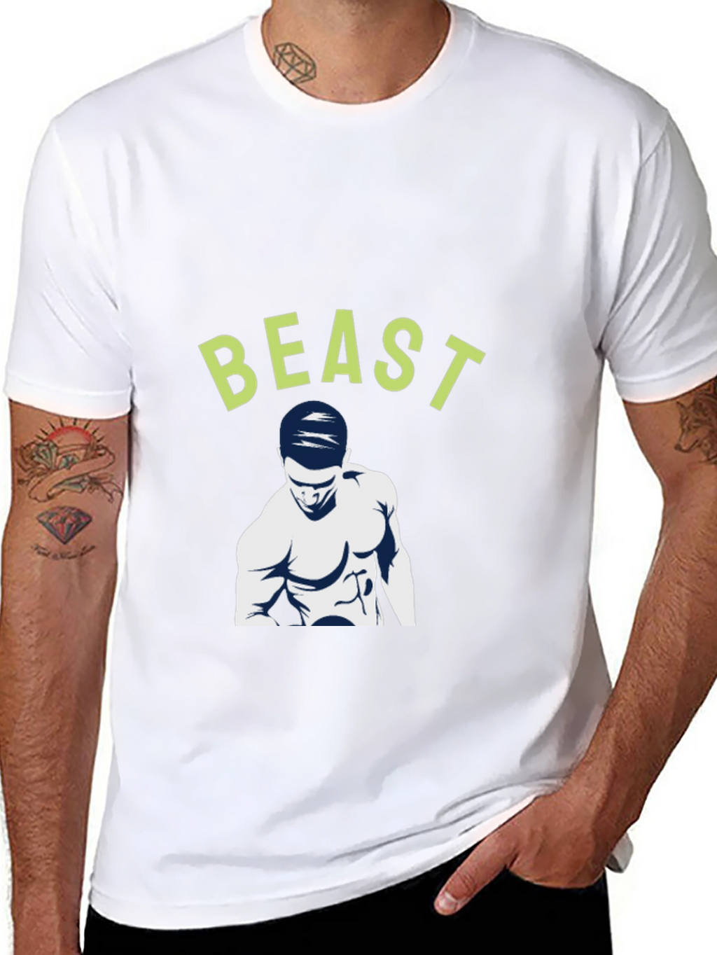 Beast Mode Black T-Shirt - Gym & Fitness Apparel