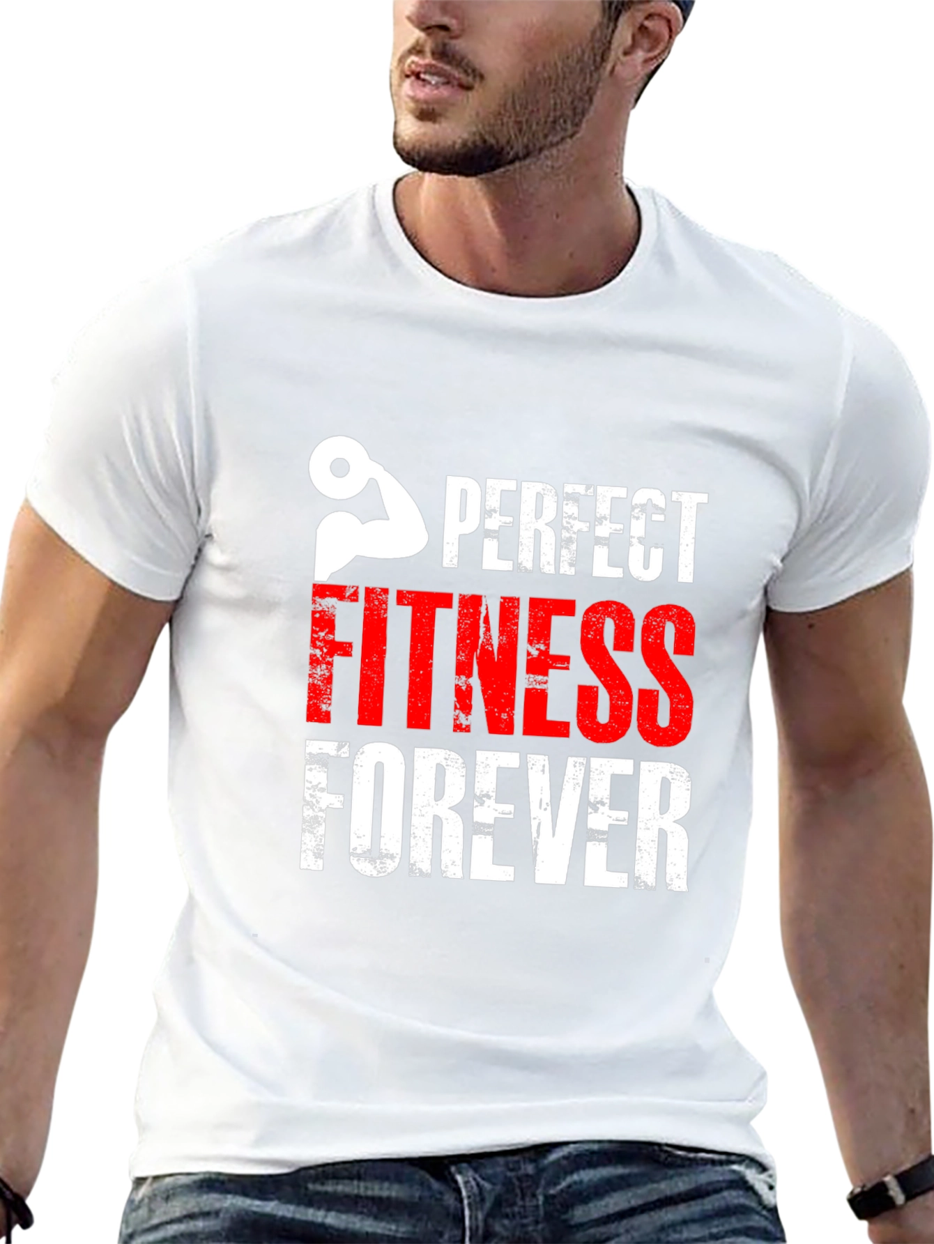 Perfect Fitness Forever Graphic Tee - Workout Motivation