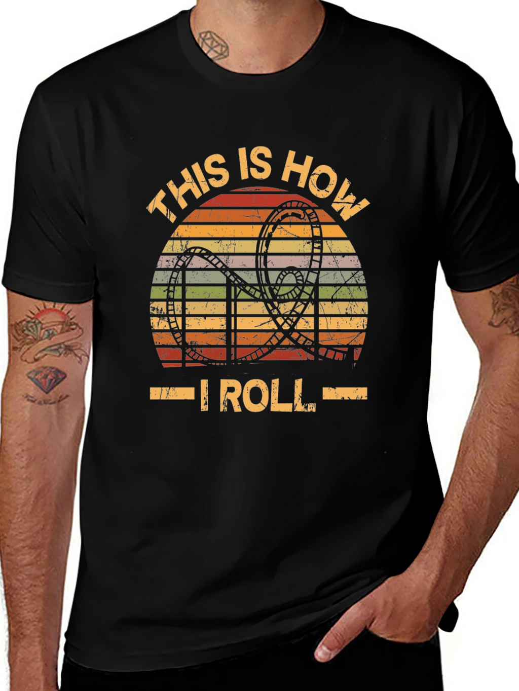 This Is How I Roll Rollercoaster T-Shirt