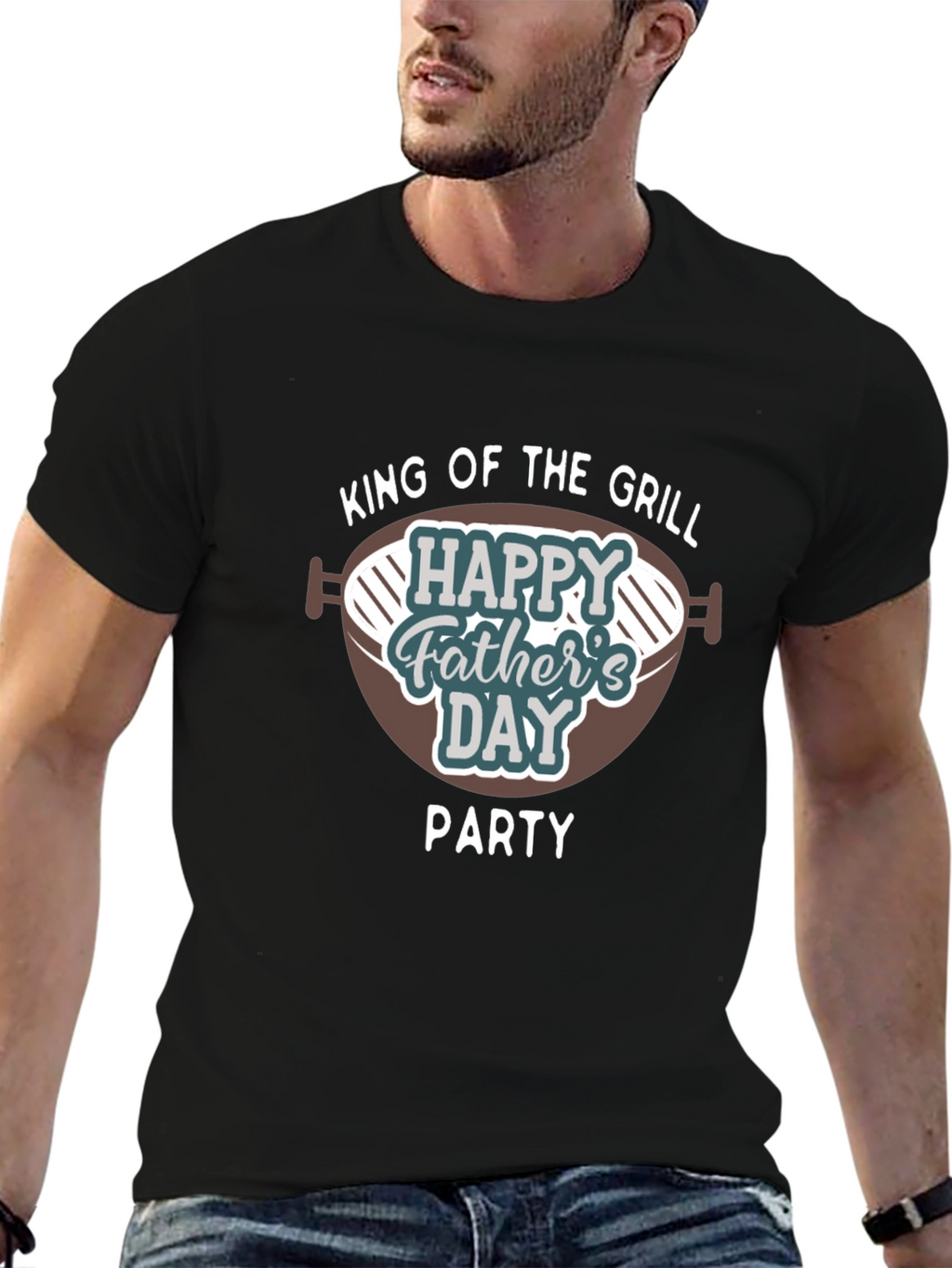 King of the Grill Fathers Day Party T-Shirt