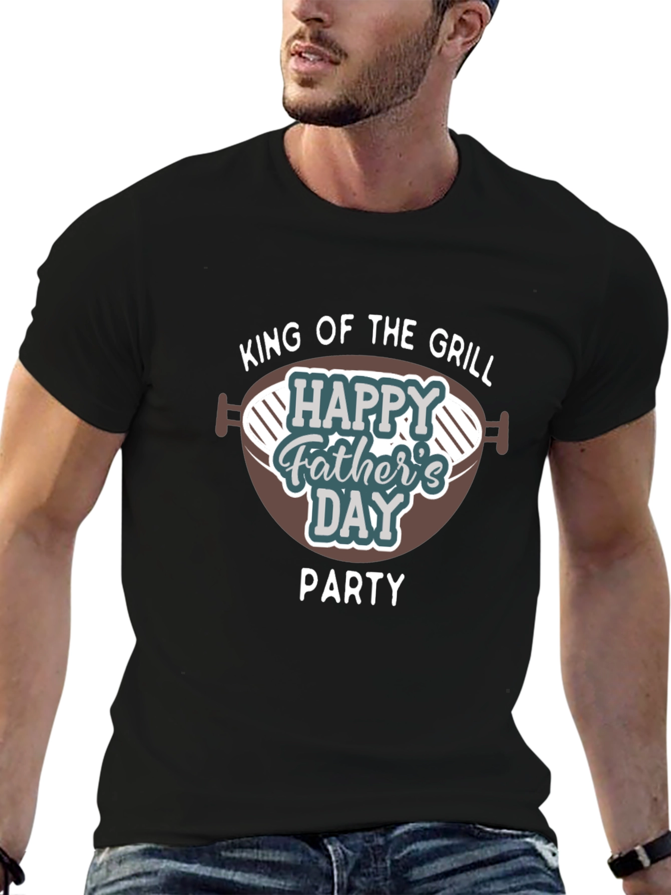 King of the Grill Fathers Day Party T-Shirt