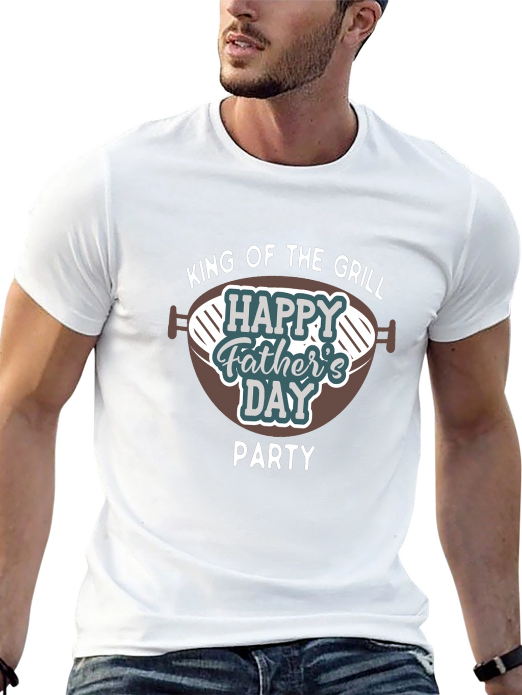 King of the Grill Fathers Day Party T-Shirt