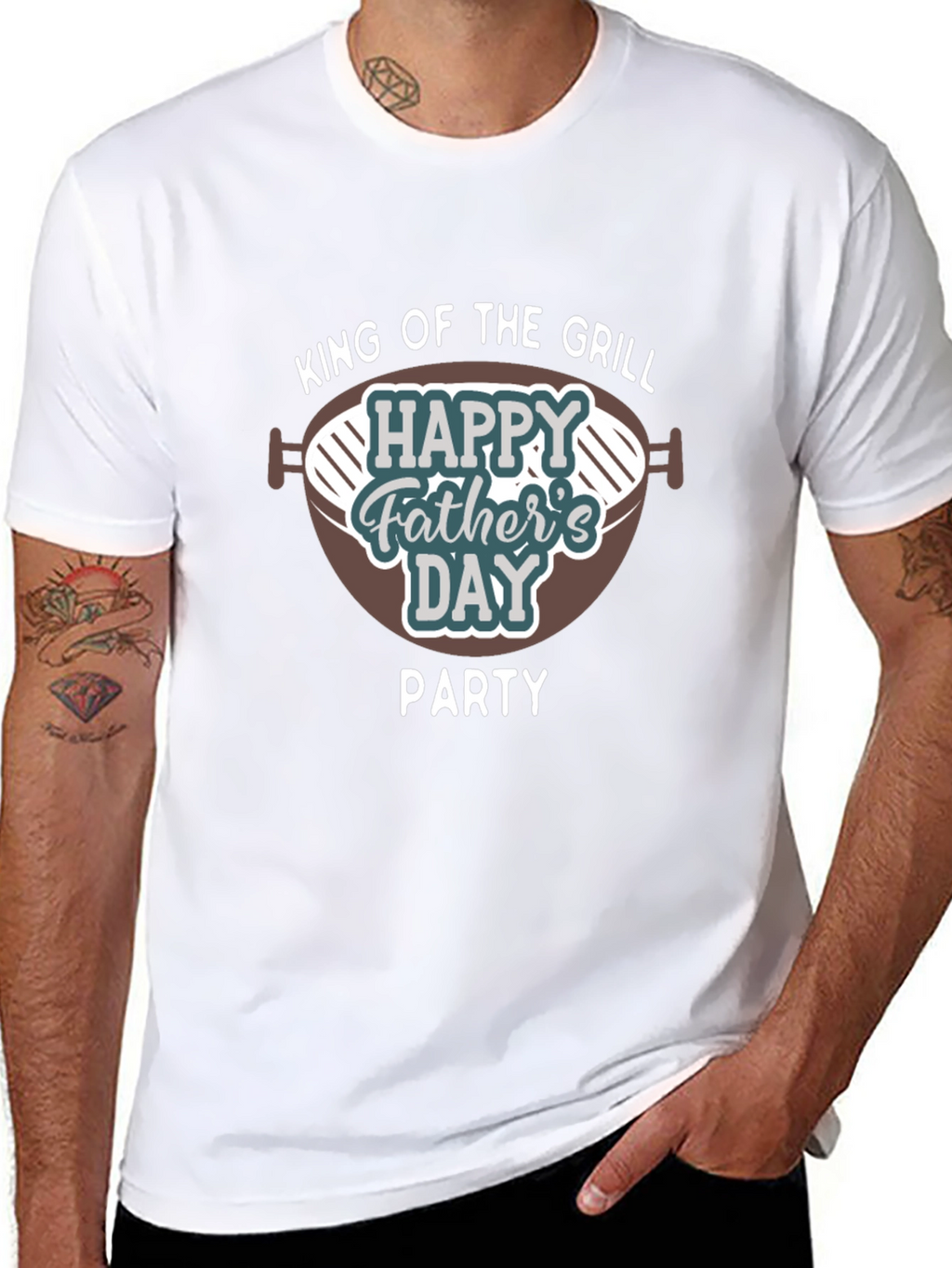 King of the Grill Fathers Day Party T-Shirt