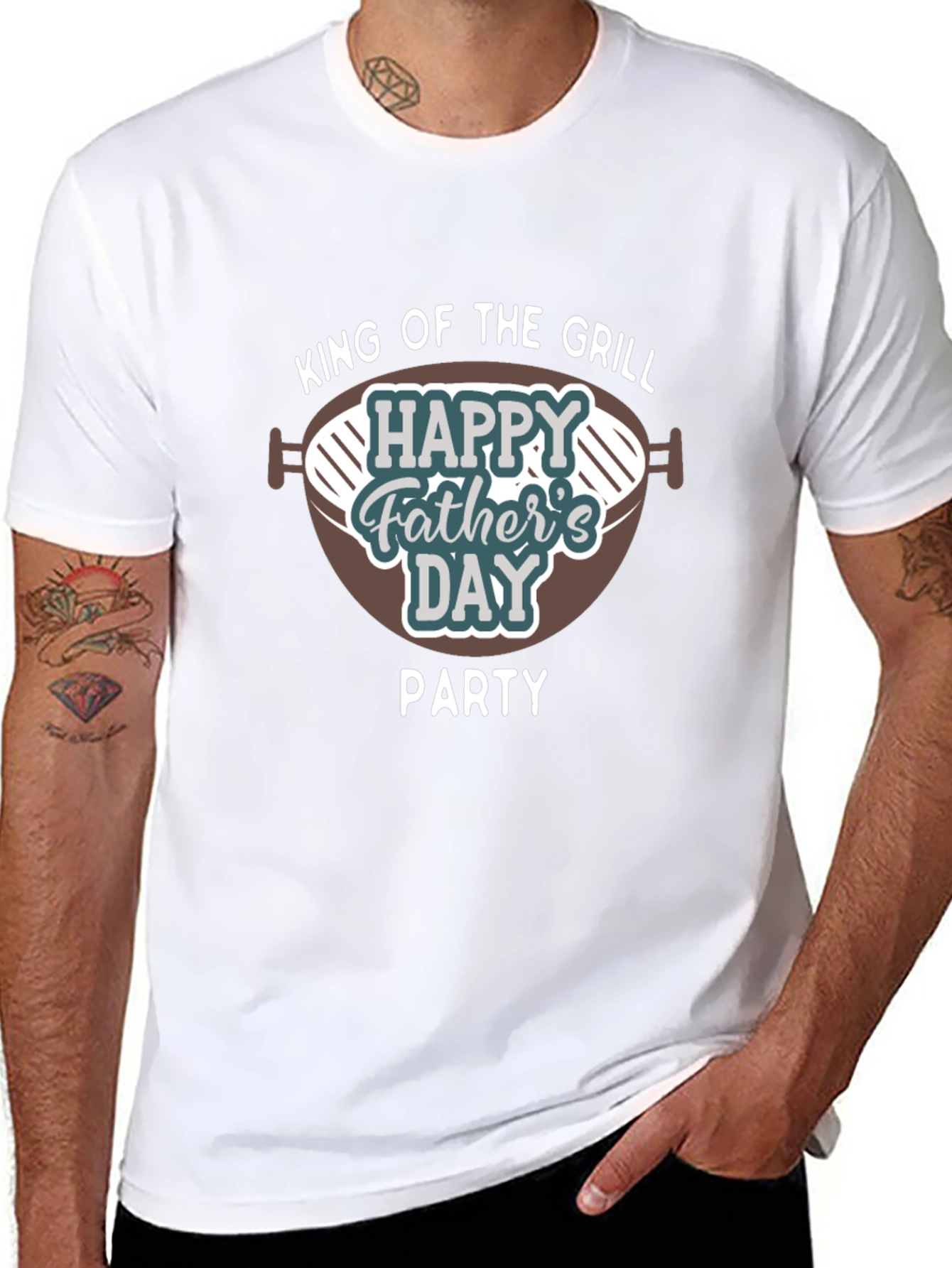 King of the Grill Fathers Day Party T-Shirt