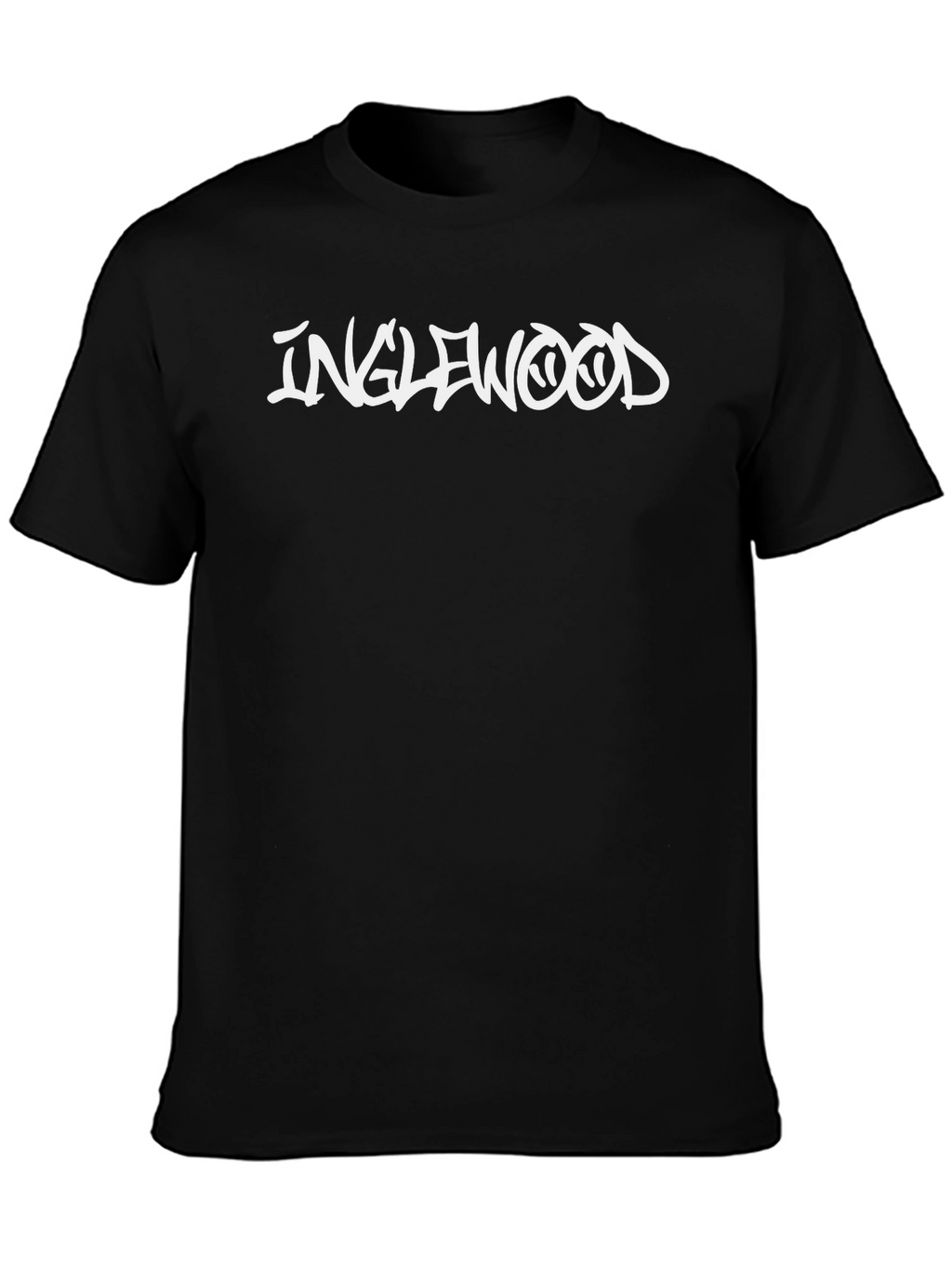 Inglewood Graphic Tee - Black Crew Neck T-Shirt