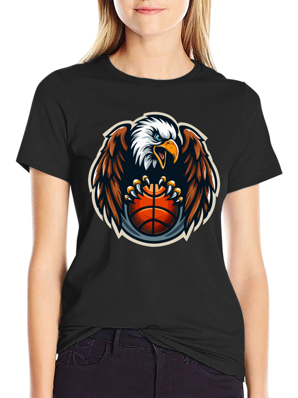 Eagle Basketball Graphic T-Shirt
