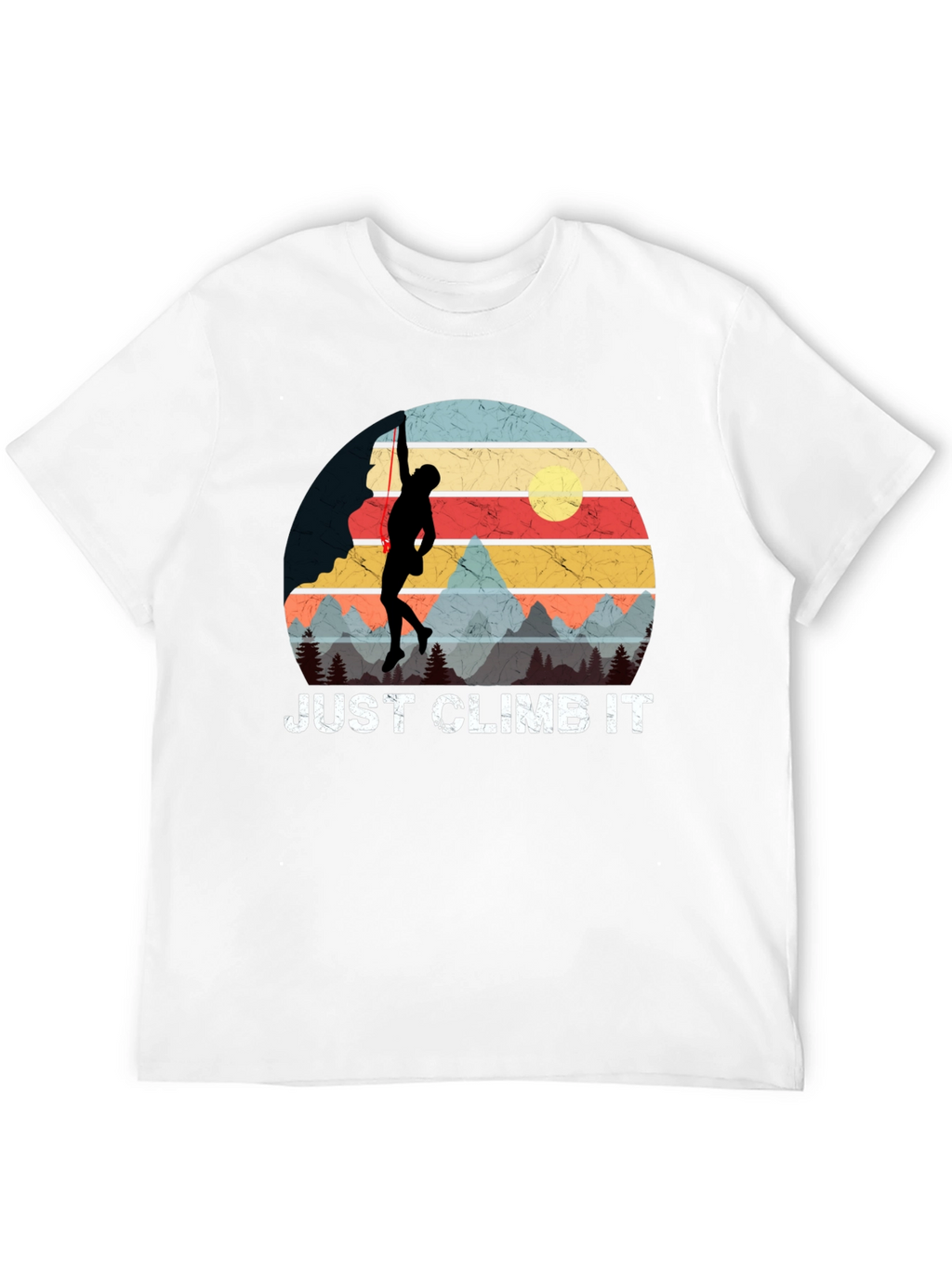 Just Climb It Retro Graphic Tee