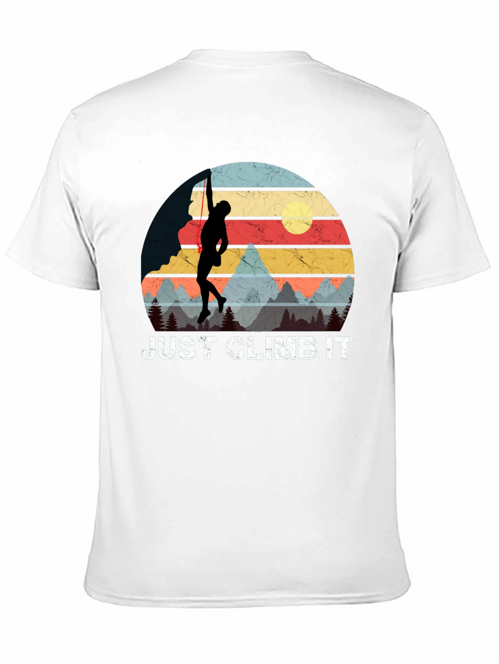 Just Climb It Retro Graphic Tee