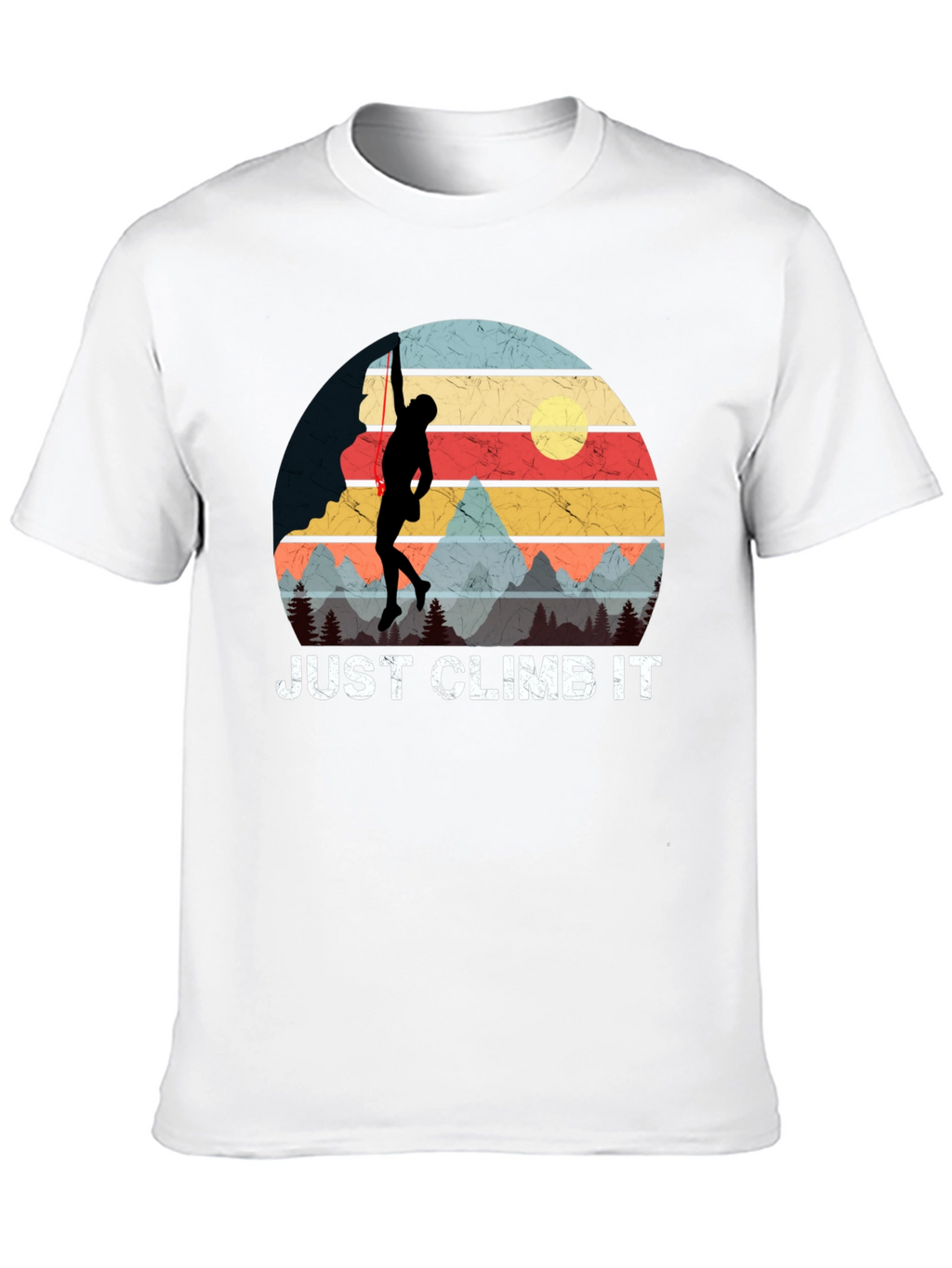 Just Climb It Retro Graphic Tee