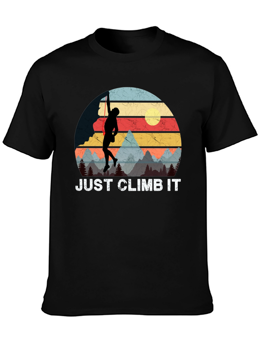 Just Climb It Retro Graphic Tee