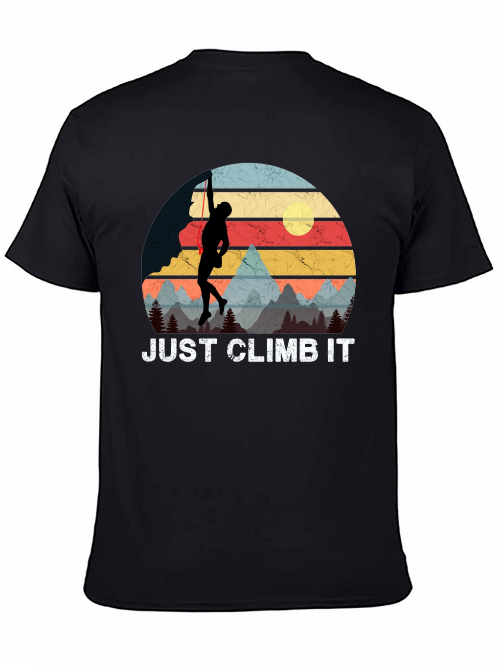 Just Climb It Retro Graphic Tee