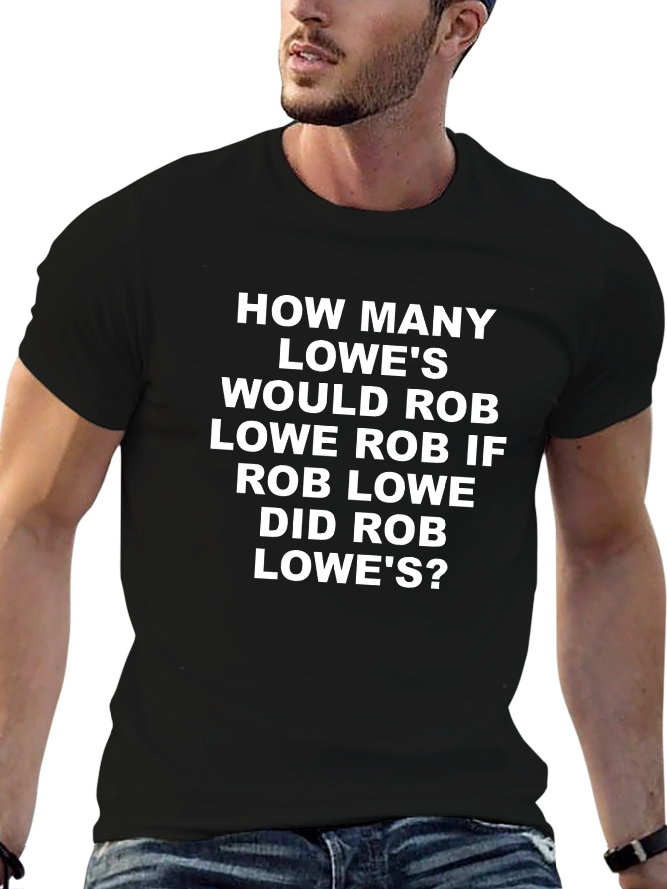 Rob Lowe Lowes Pun Graphic T-Shirt