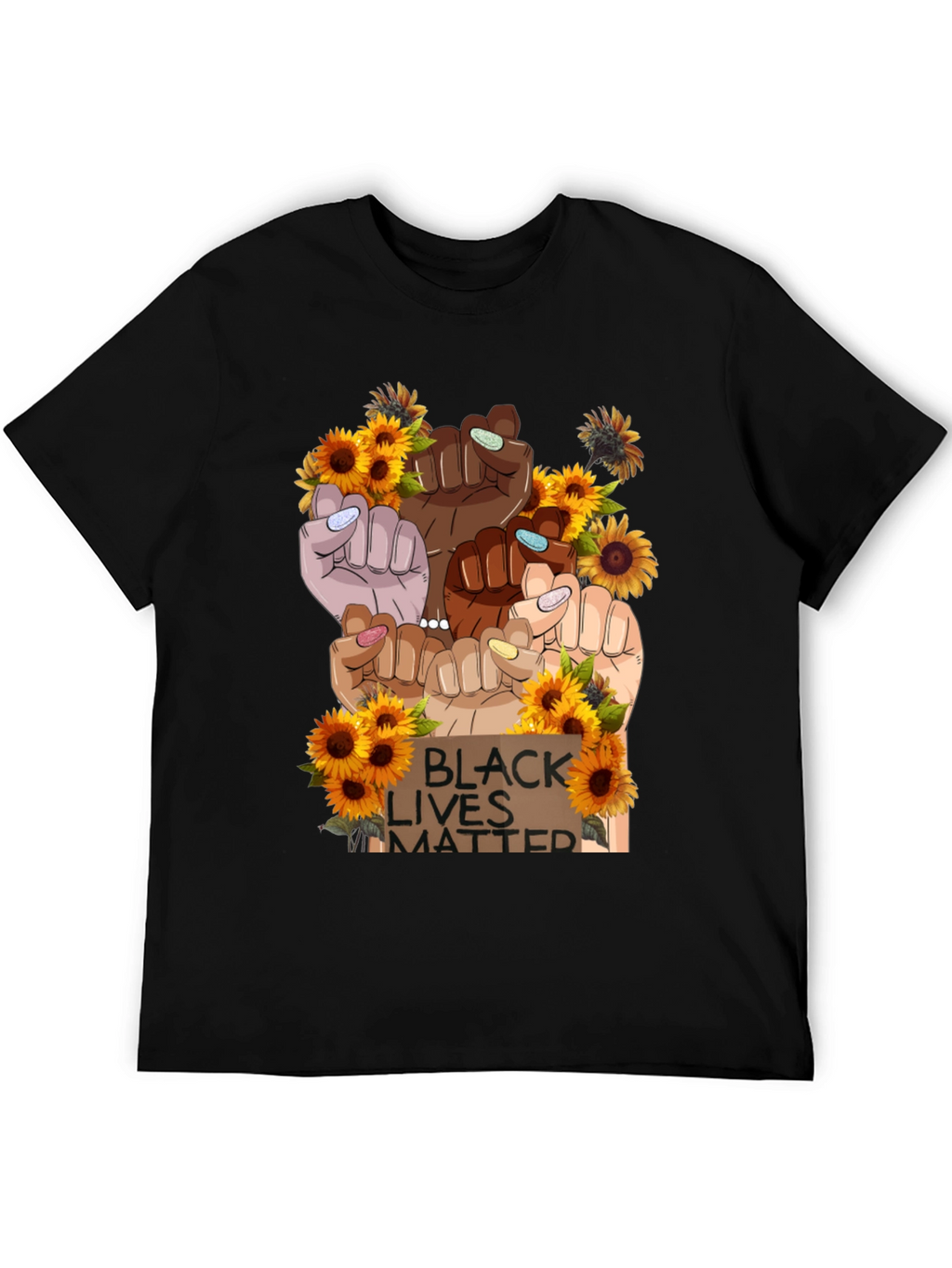 BLM Sunflower Graphic Tee