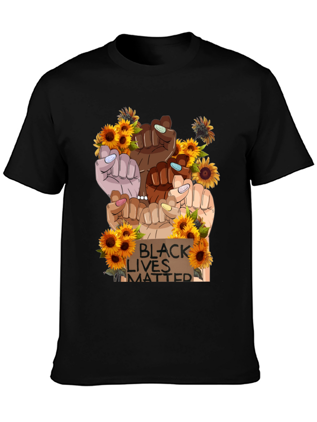 BLM Sunflower Graphic Tee