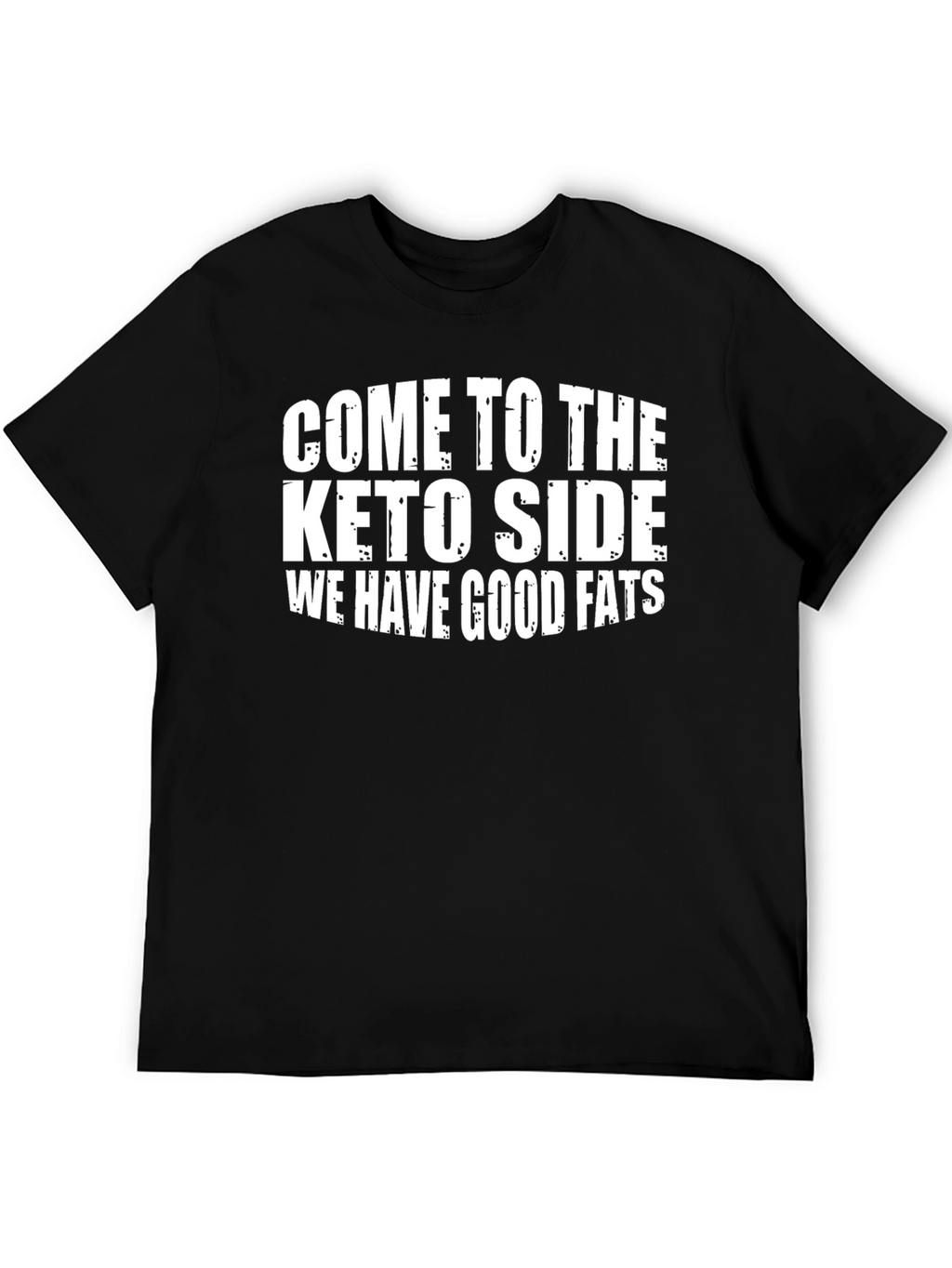 Keto Side Good Fats Black T-Shirt