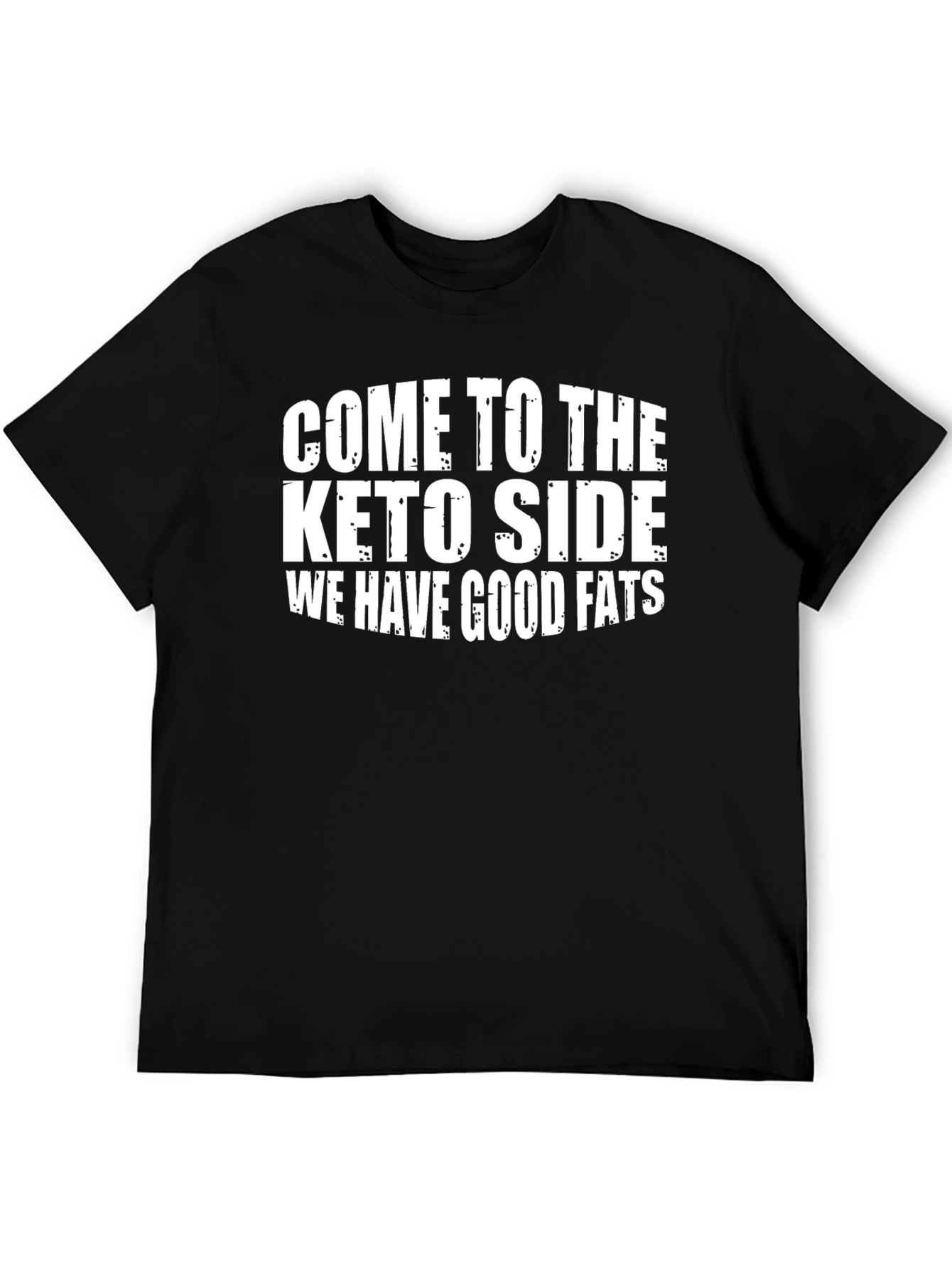 Keto Side Good Fats Black T-Shirt