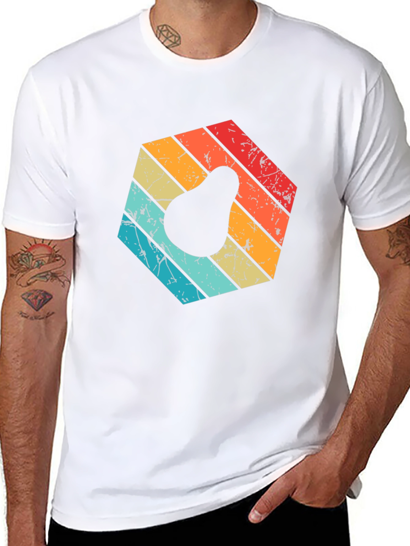 Retro Avocado T-Shirt - Vintage Style Graphic Tee