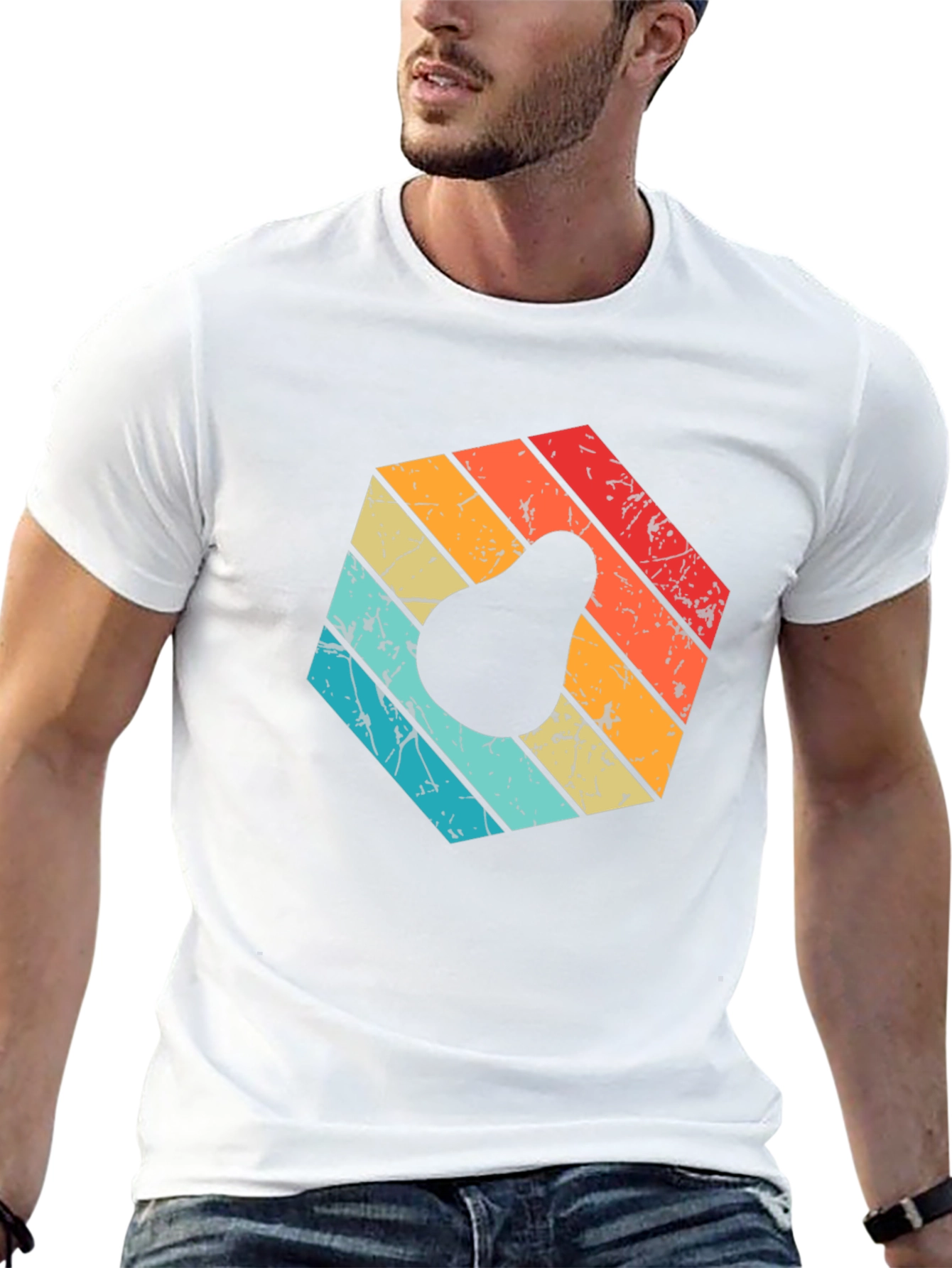 Retro Avocado T-Shirt - Vintage Style Graphic Tee