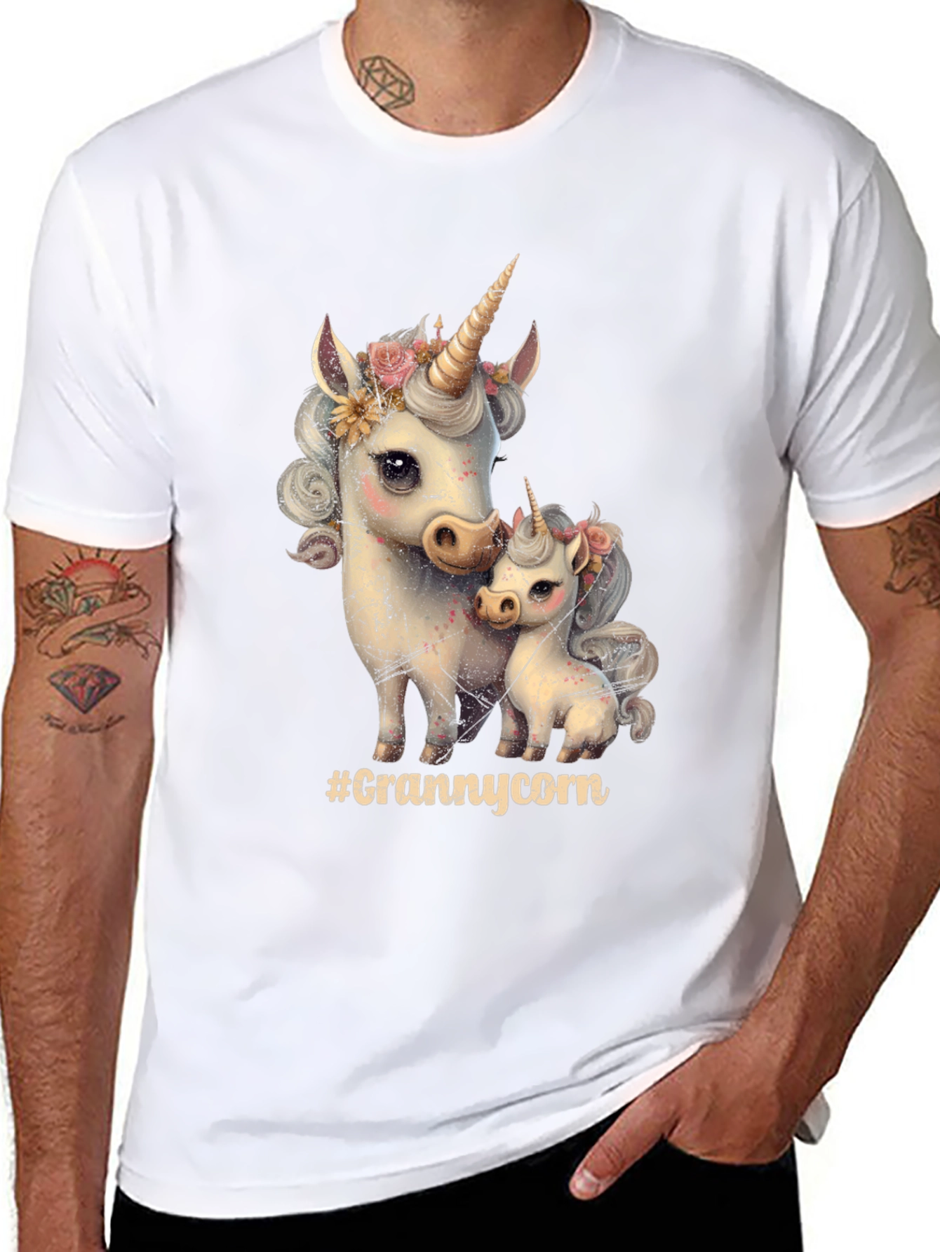 Grannycorn T-Shirt - Adorable Unicorns
