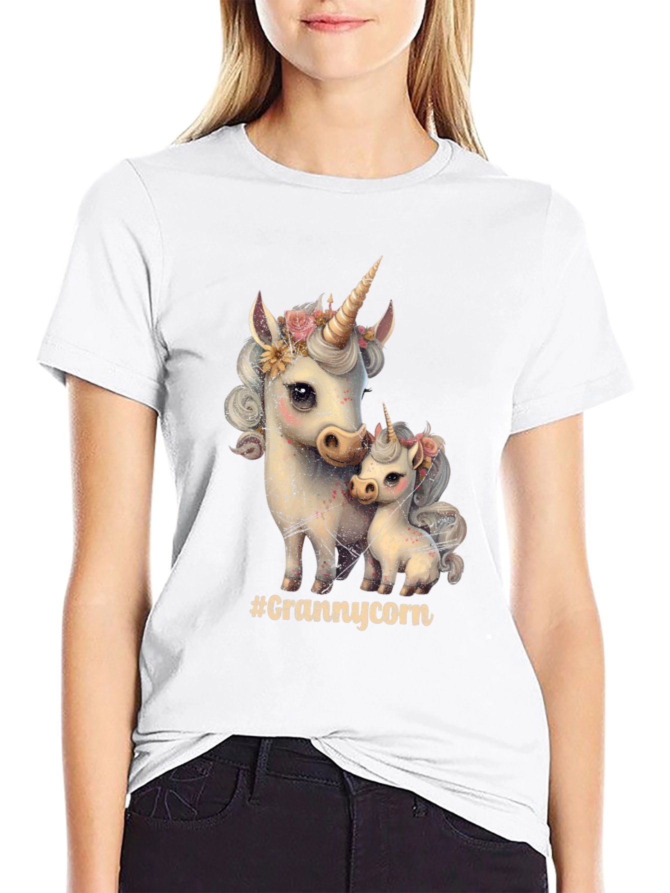 Grannycorn T-Shirt - Adorable Unicorns