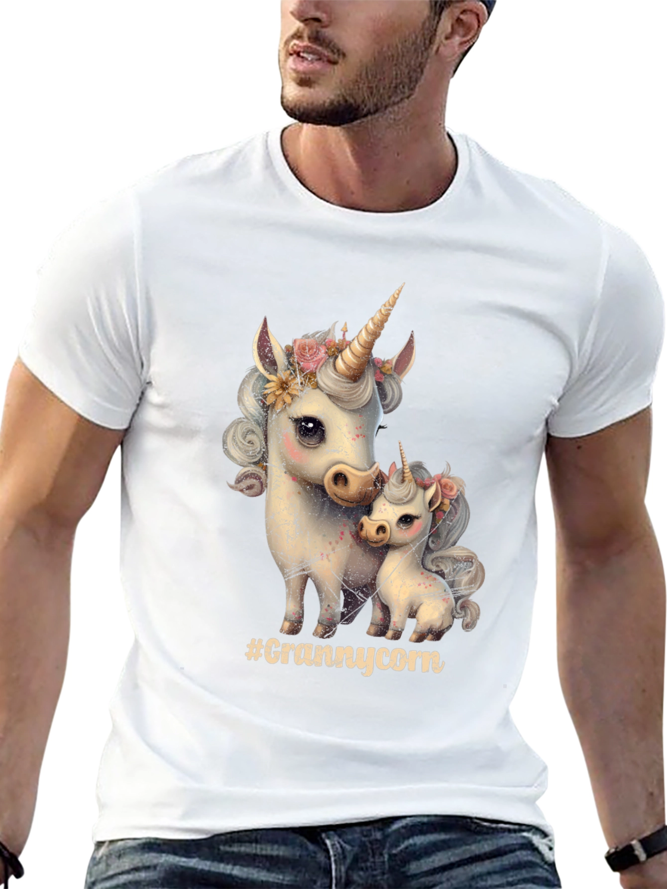 Grannycorn T-Shirt - Adorable Unicorns