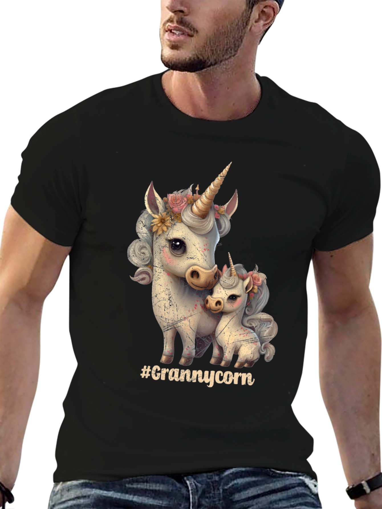 Grannycorn T-Shirt - Adorable Unicorns