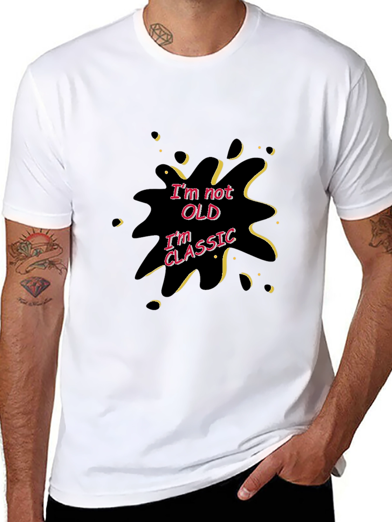 Classic Humor Graphic Tee - Im Not Old