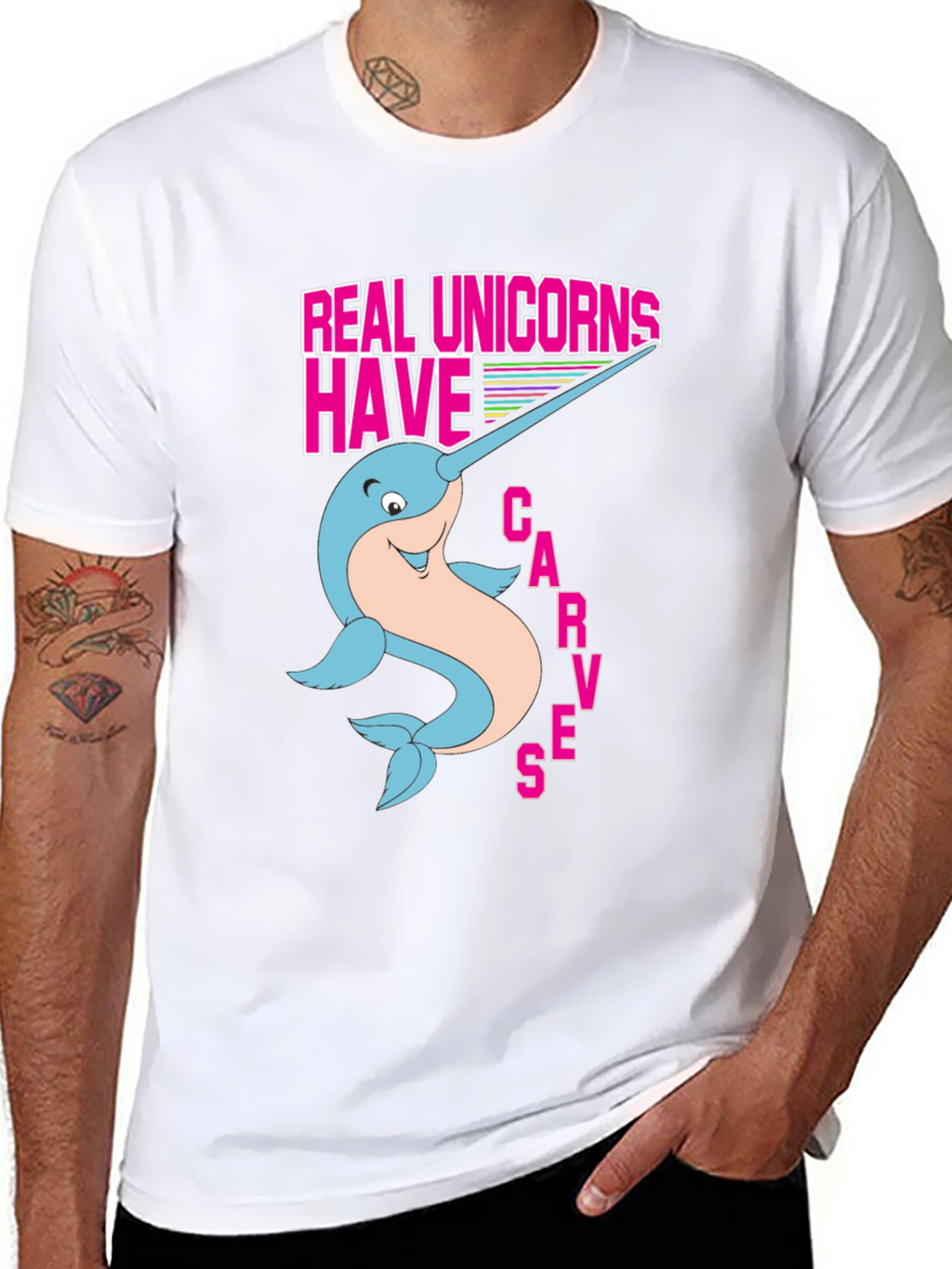 Real Unicorns Narwhal T-Shirt