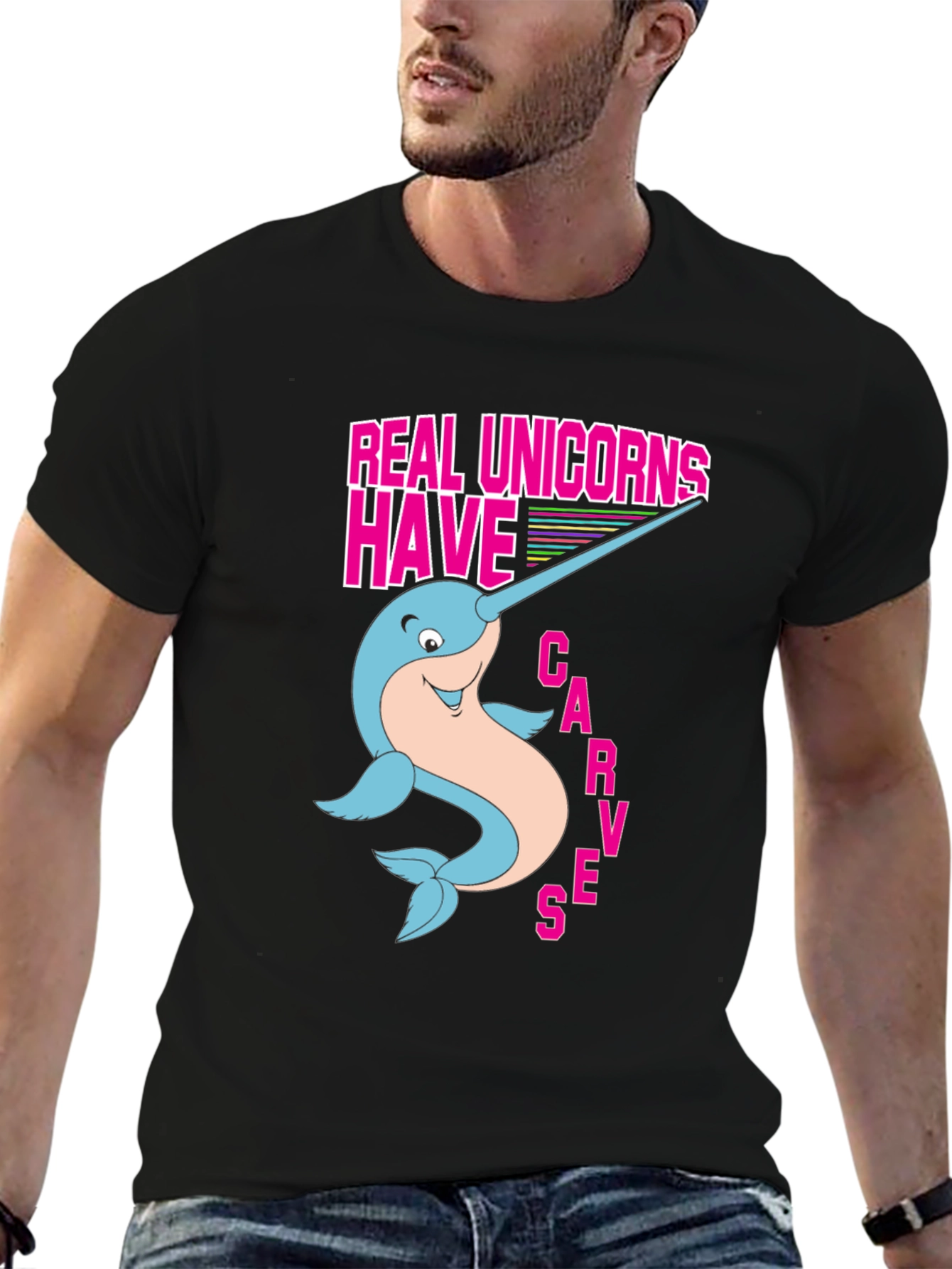 Real Unicorns Narwhal T-Shirt