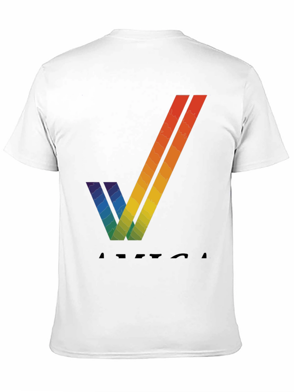 Rainbow V T-Shirt - Stylish Graphic Tee