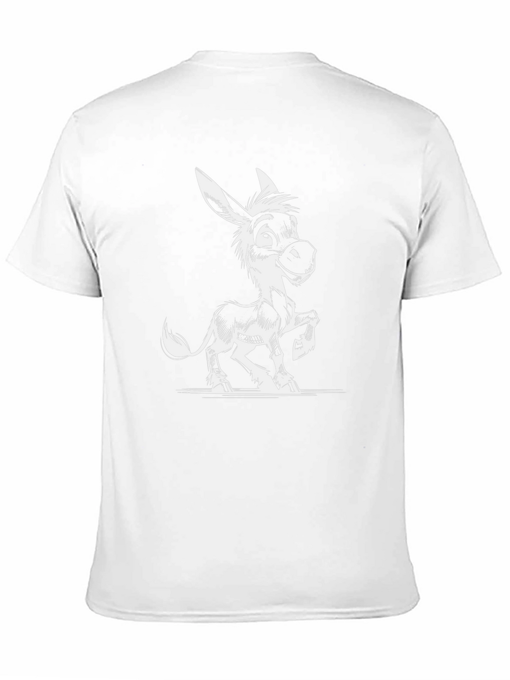 Funny Donkey Graphic T-Shirt - Black