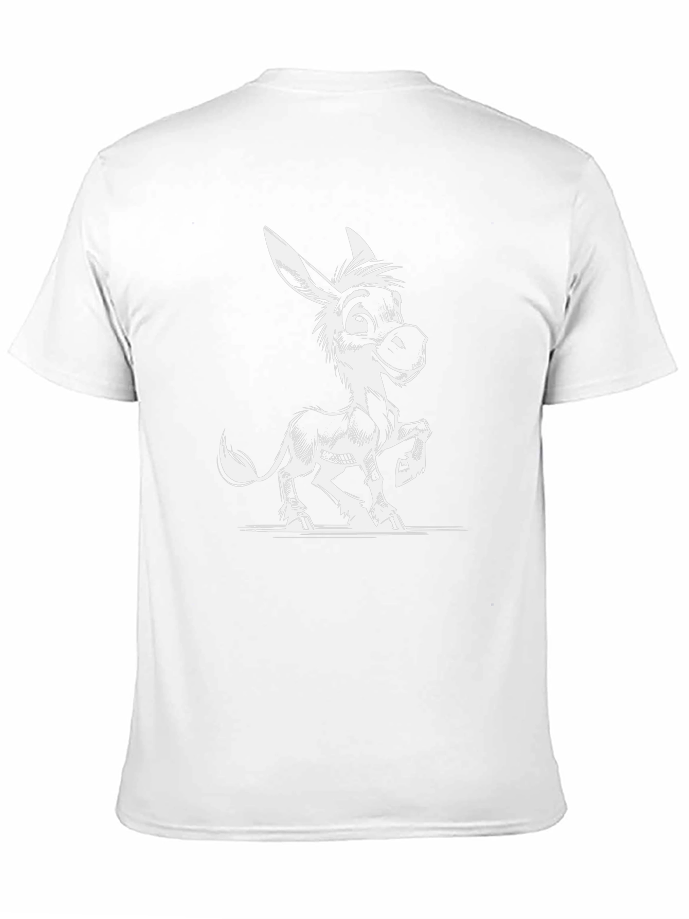 Funny Donkey Graphic T-Shirt - Black