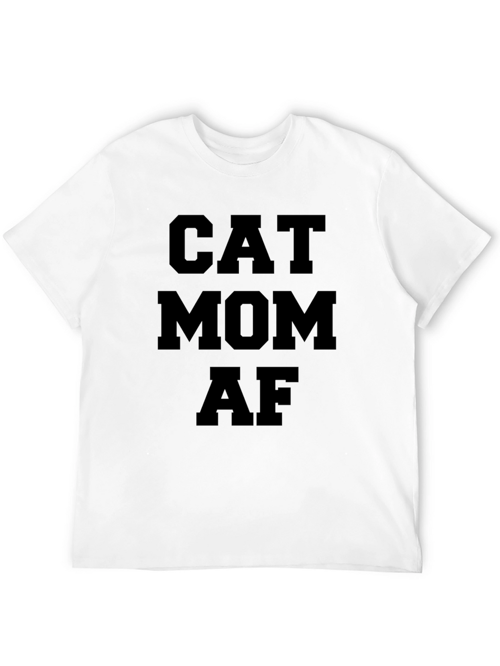 Cat Mom AF Graphic T-Shirt