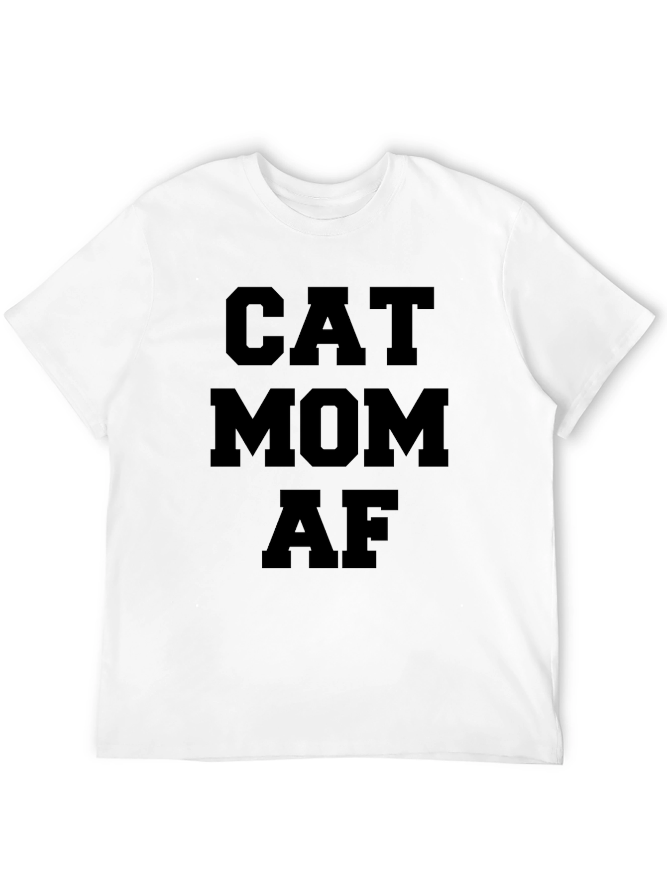 Cat Mom AF Graphic T-Shirt