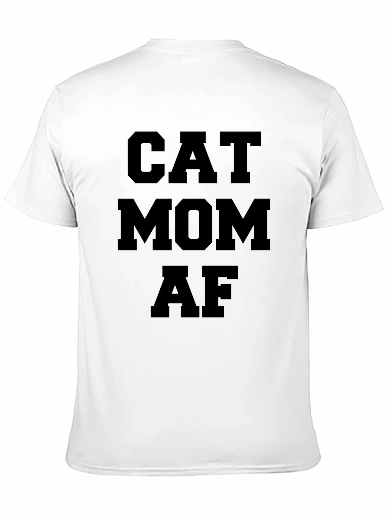 Cat Mom AF Graphic T-Shirt