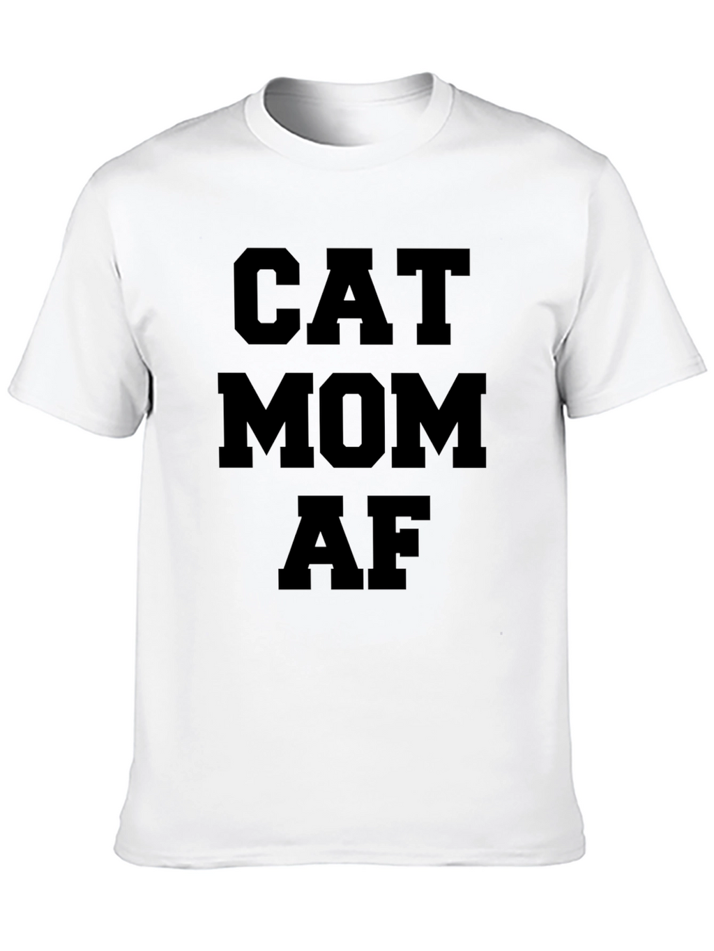 Cat Mom AF Graphic T-Shirt