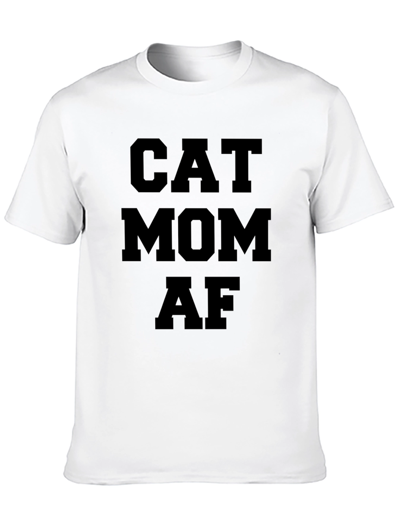 Cat Mom AF Graphic T-Shirt