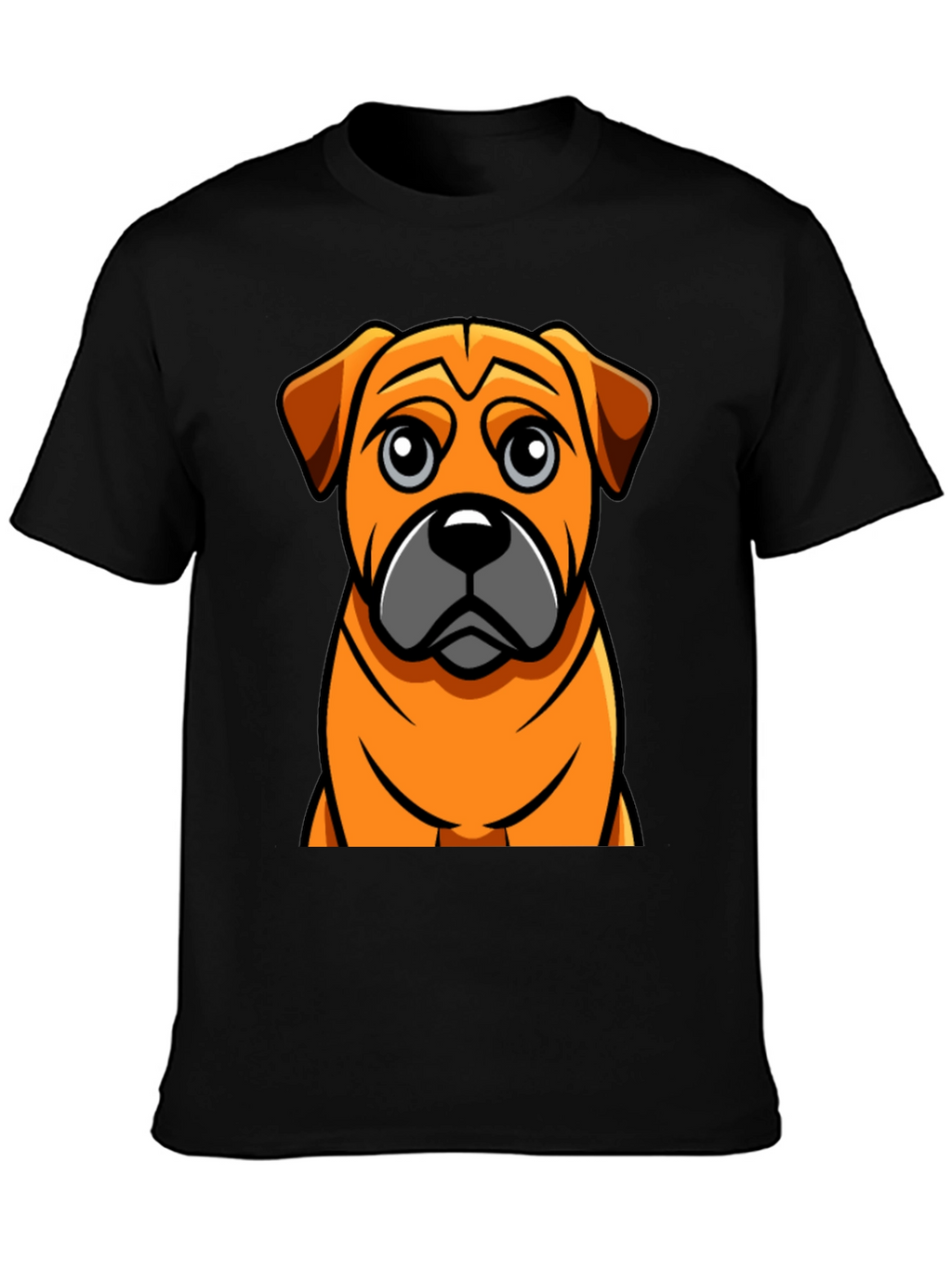 Dog Cartoon Graphic T-Shirt