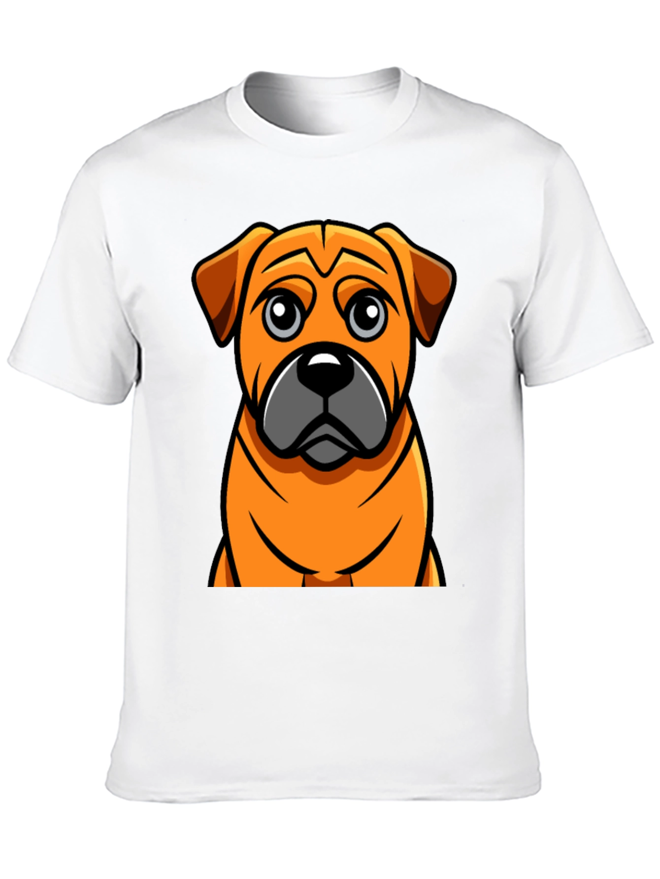 Dog Cartoon Graphic T-Shirt