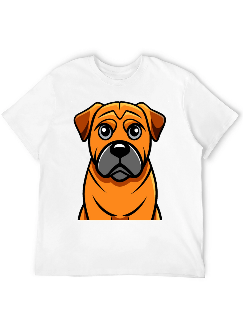 Dog Cartoon Graphic T-Shirt