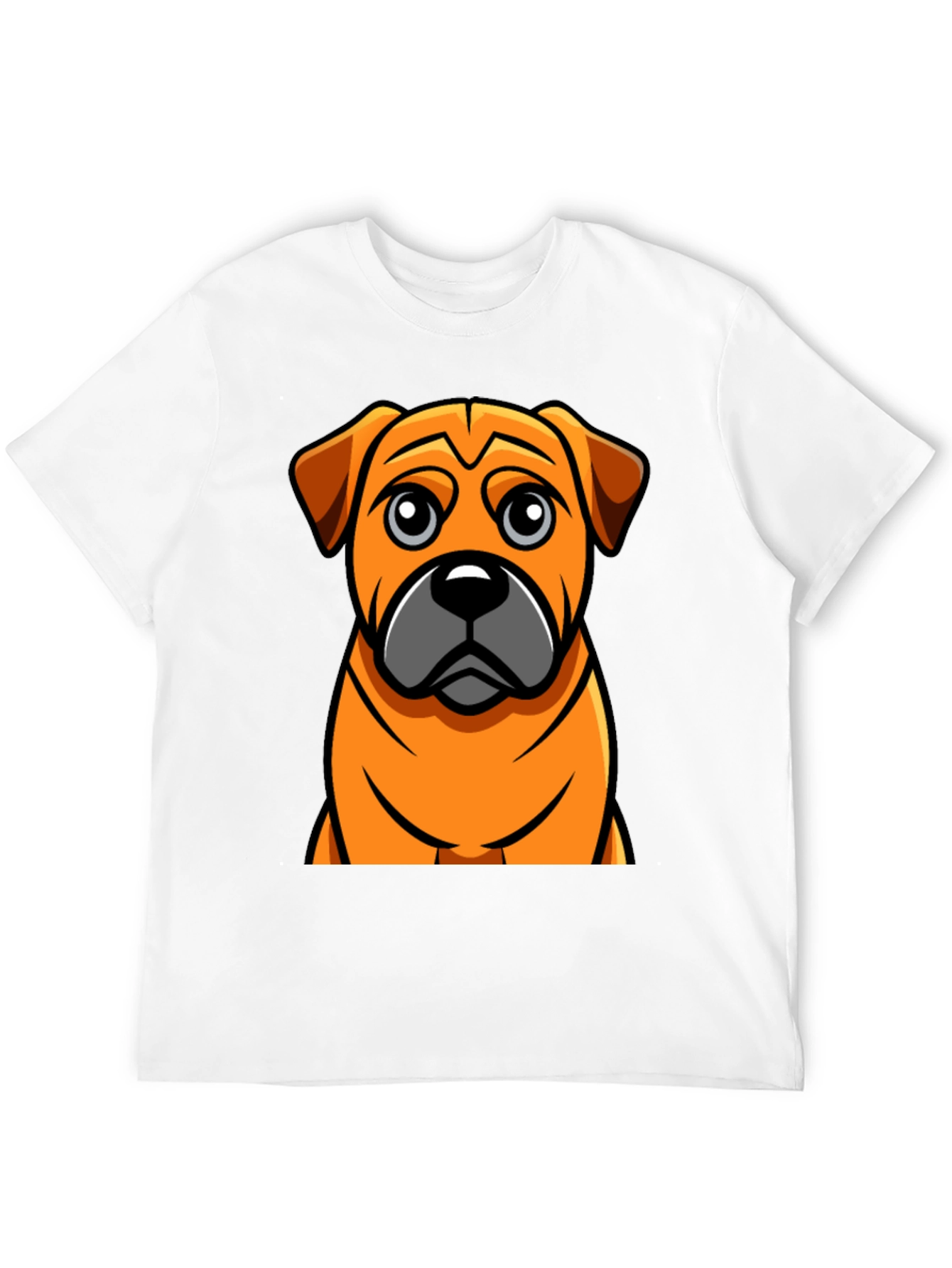 Dog Cartoon Graphic T-Shirt