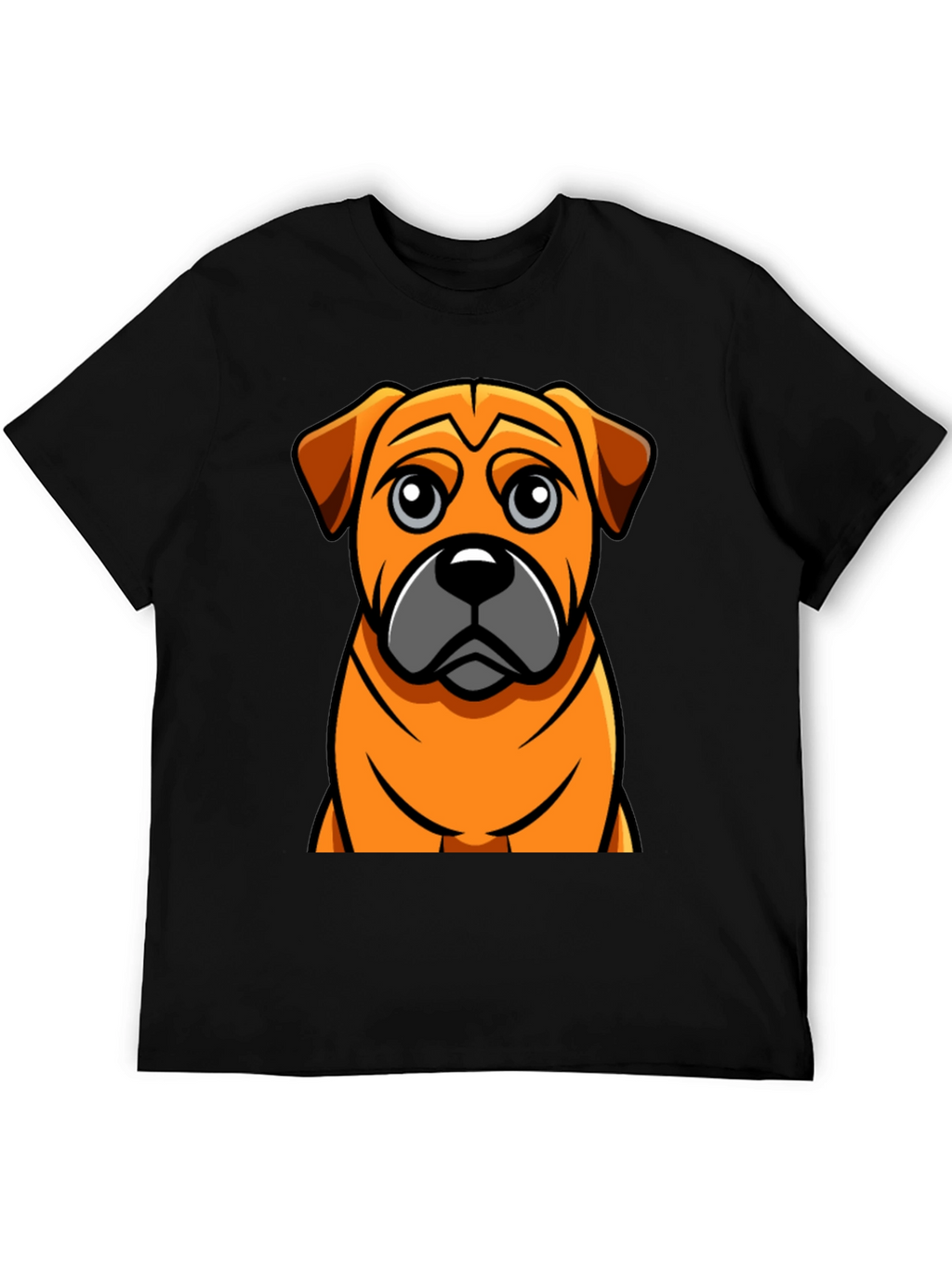 Dog Cartoon Graphic T-Shirt