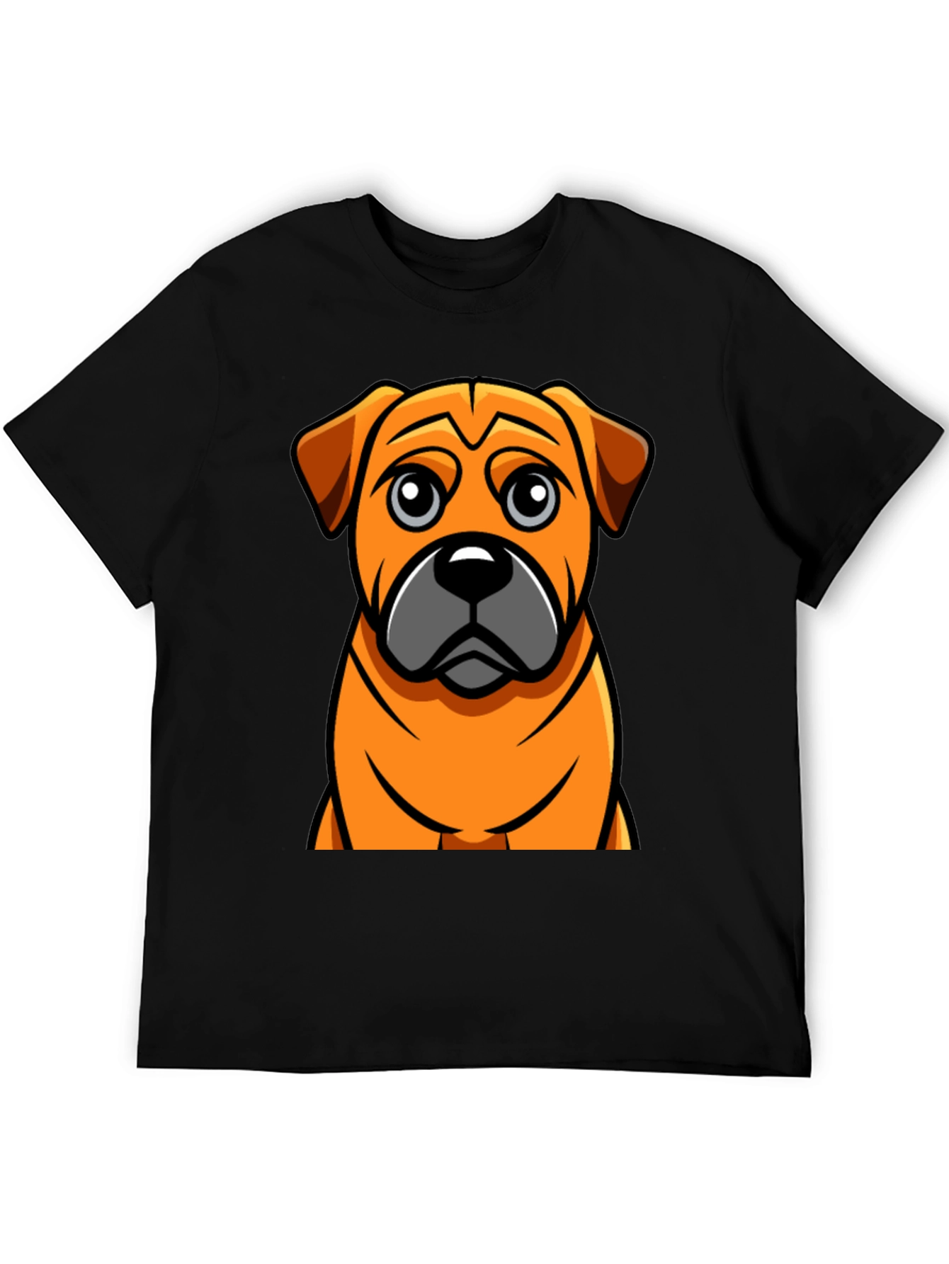 Dog Cartoon Graphic T-Shirt