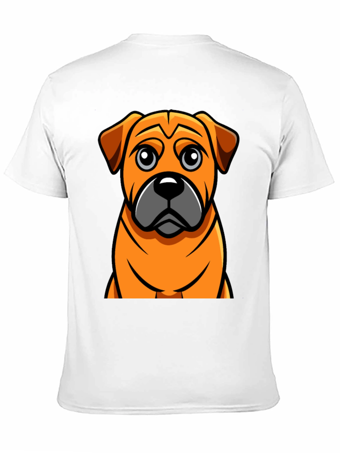 Dog Cartoon Graphic T-Shirt