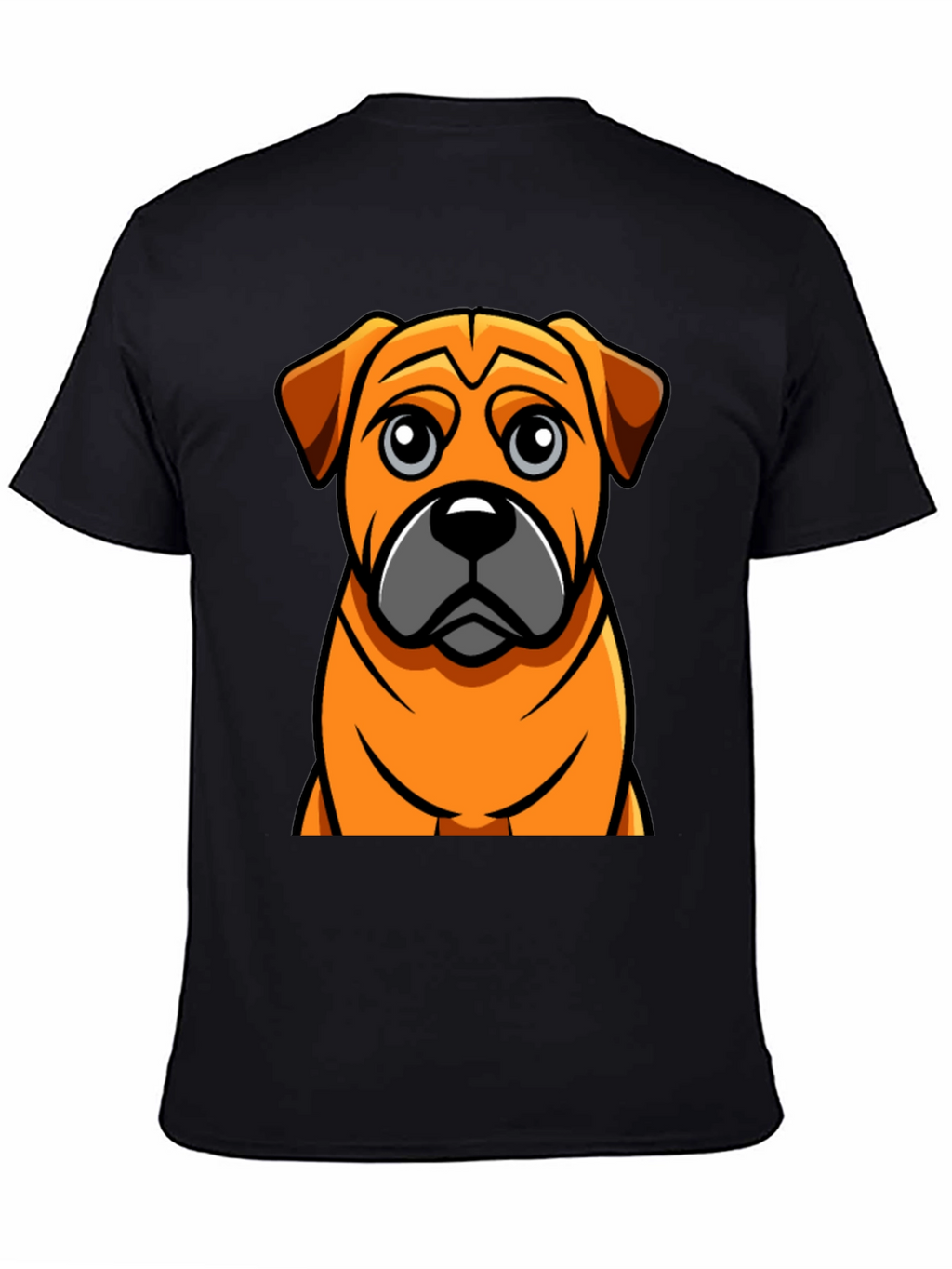 Dog Cartoon Graphic T-Shirt