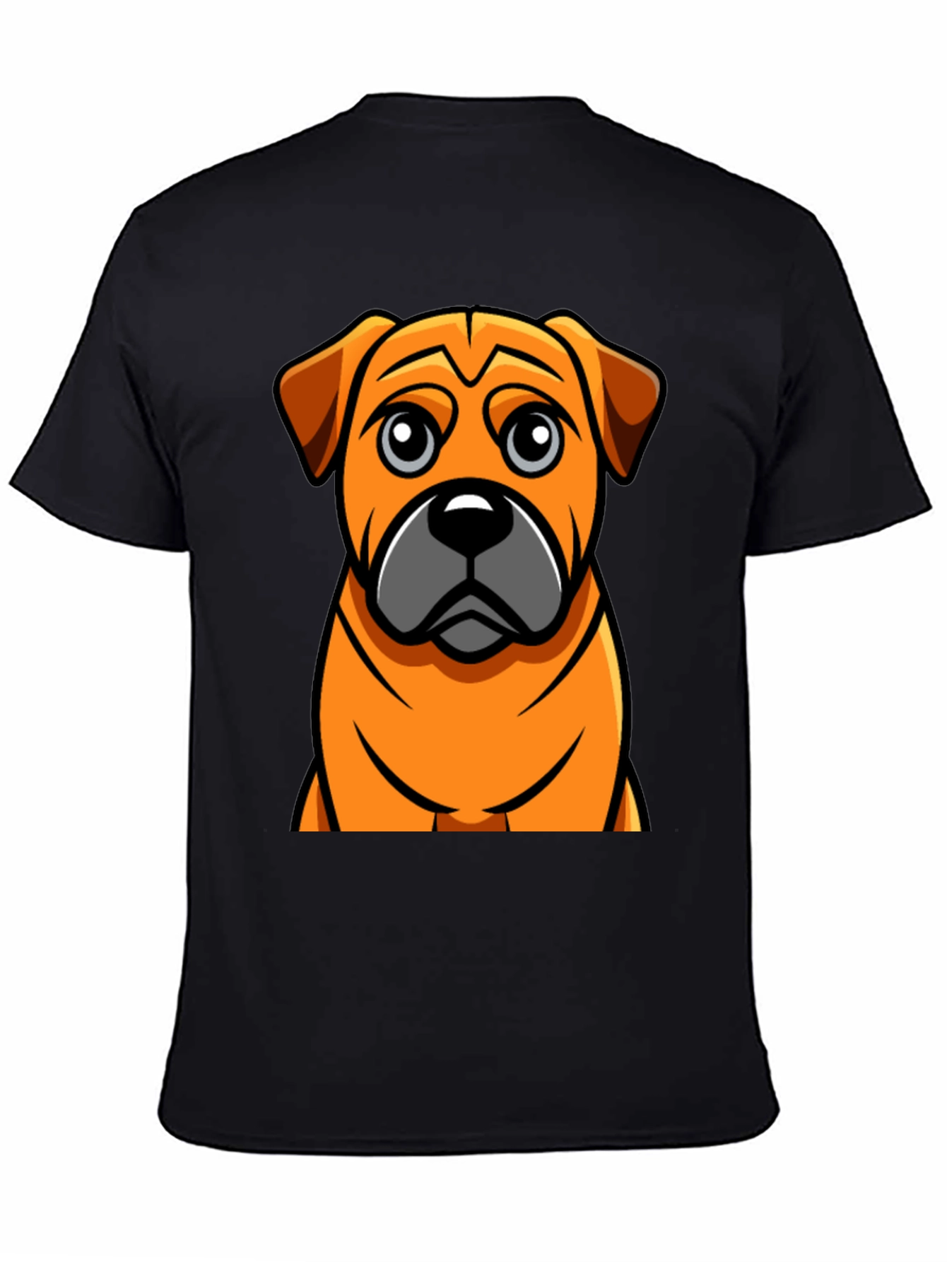 Dog Cartoon Graphic T-Shirt