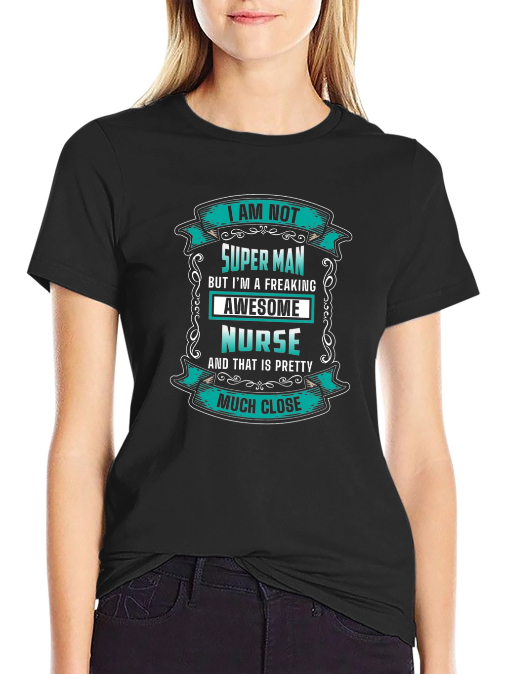 Awesome Nurse T-Shirt - Super Man Alternative