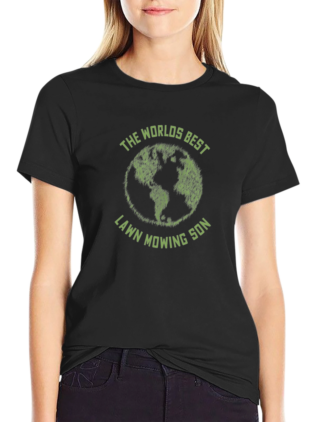 Worlds Best Lawn Mowing Son T-Shirt