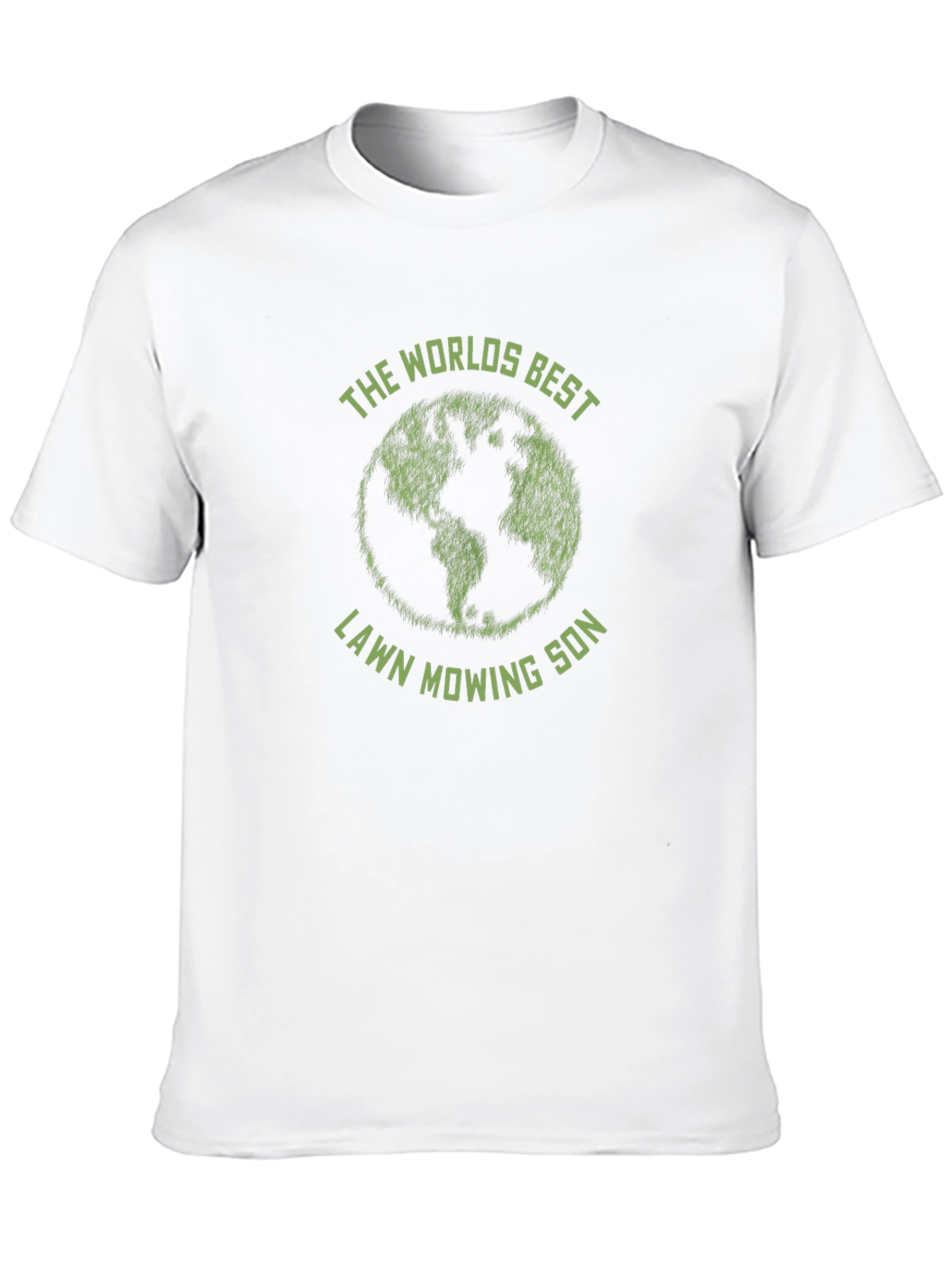 Worlds Best Lawn Mowing Son T-Shirt