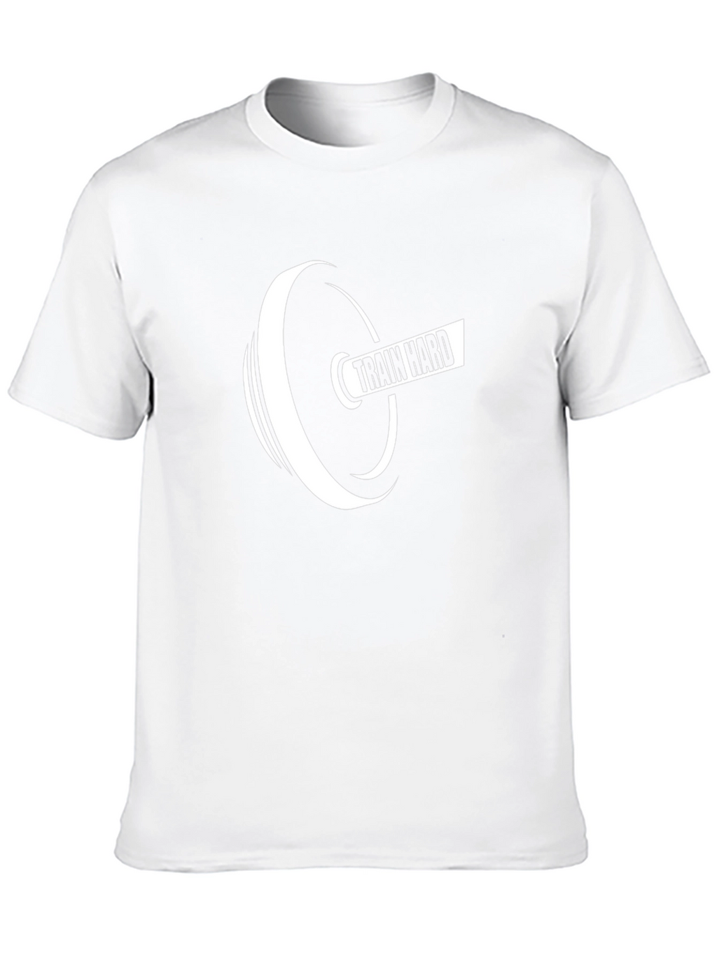 Train Hard T-Shirt - Black Gym Workout Tee